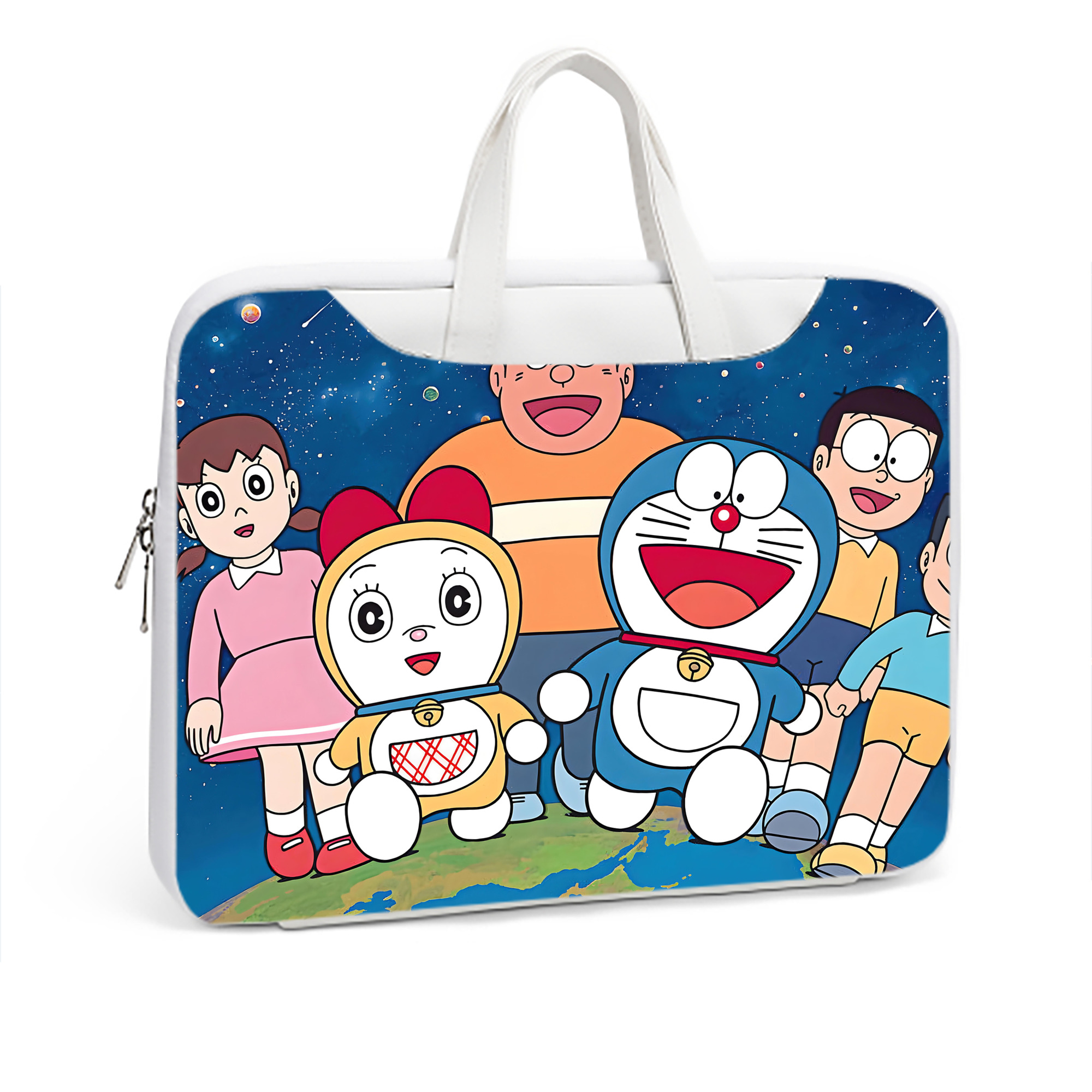 （画像用） ドラえもん Doraemon レザーラップトップバッグ　ノートパソコンケース