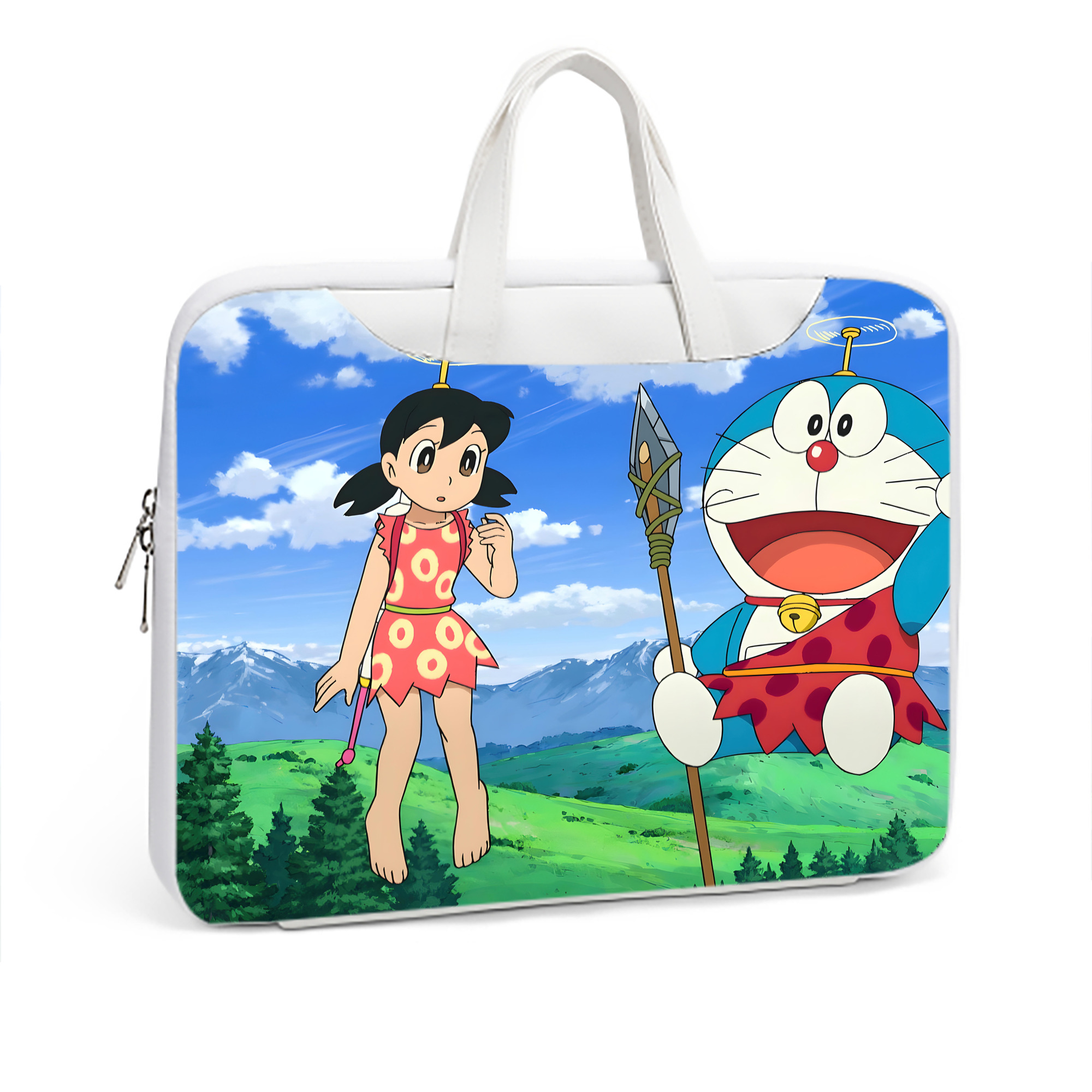 （画像用） ドラえもん Doraemon レザーラップトップバッグ　ノートパソコンケース