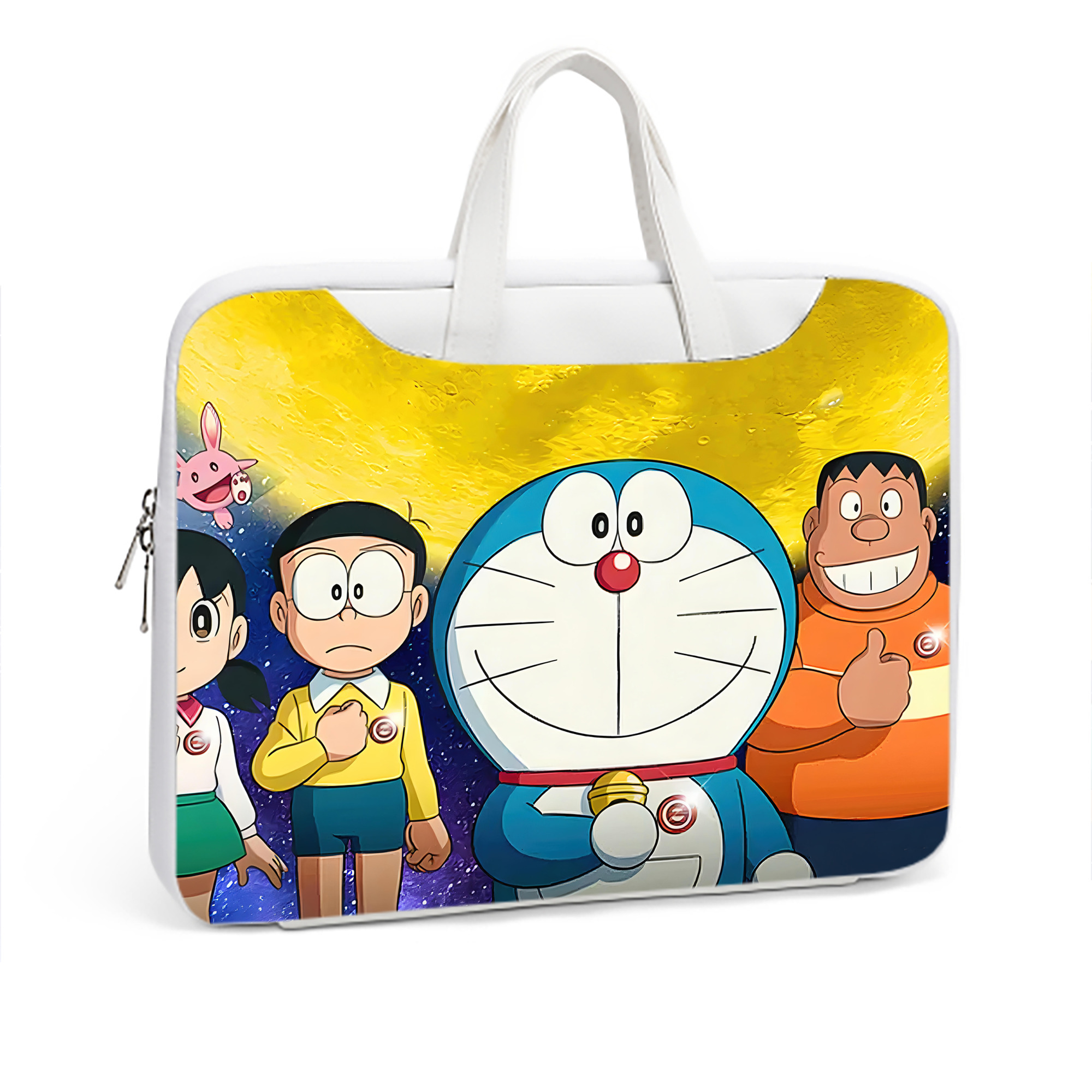 （画像用） ドラえもん Doraemon レザーラップトップバッグ　ノートパソコンケース