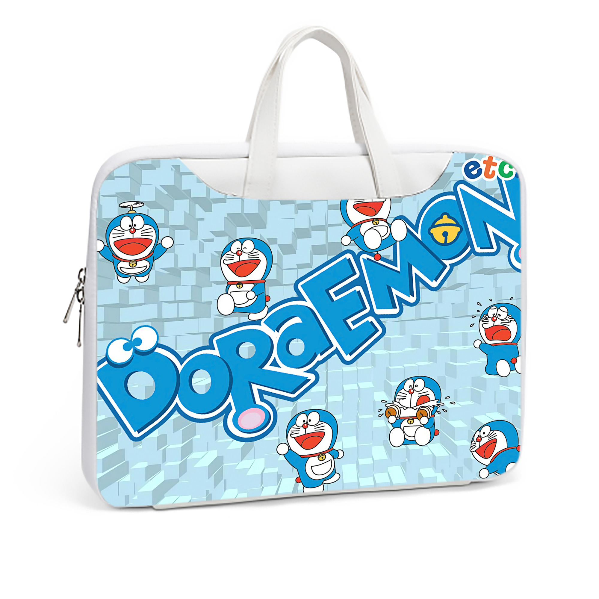 （画像用） ドラえもん Doraemon レザーラップトップバッグ　ノートパソコンケース
