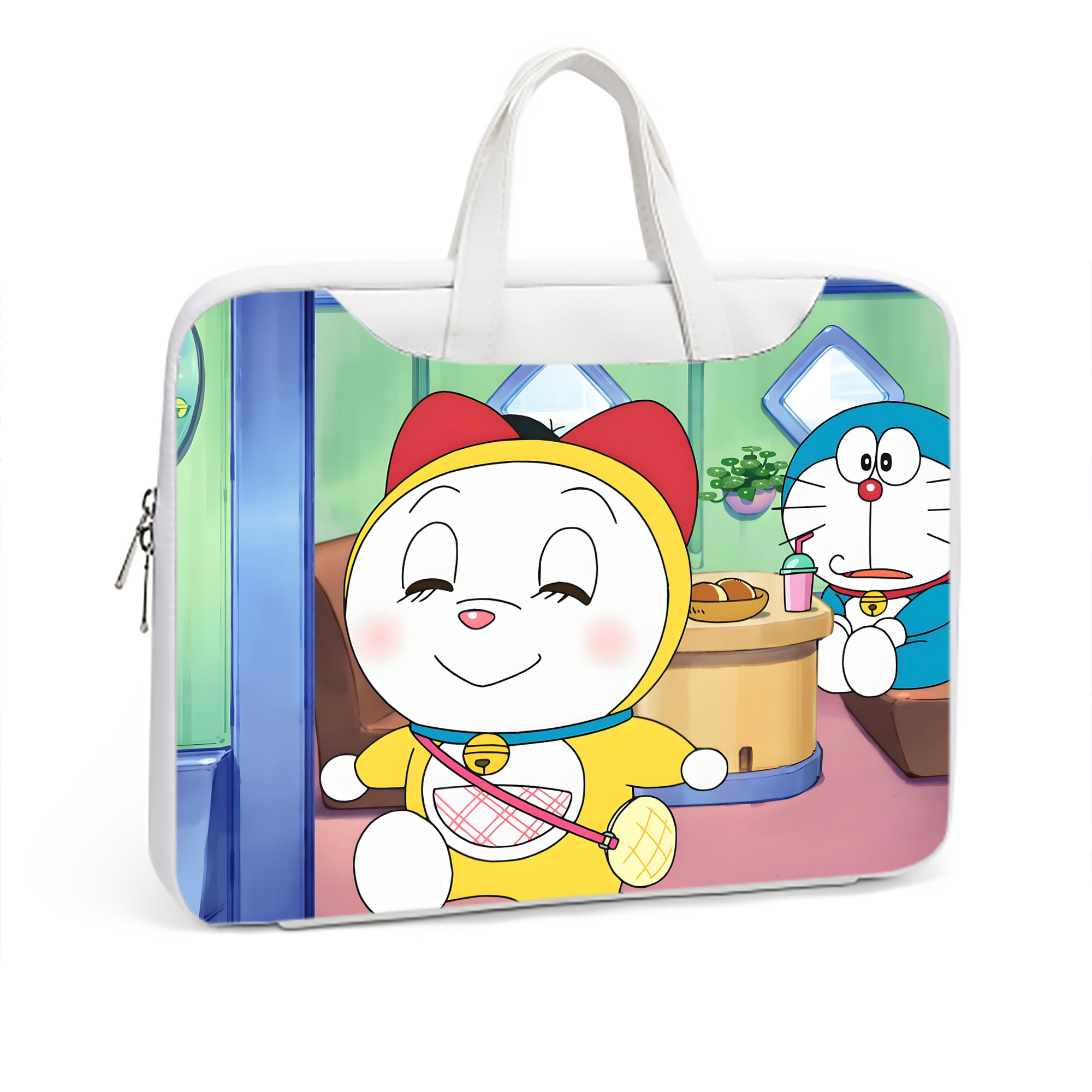 （画像用） ドラえもん Doraemon レザーラップトップバッグ　ノートパソコンケース