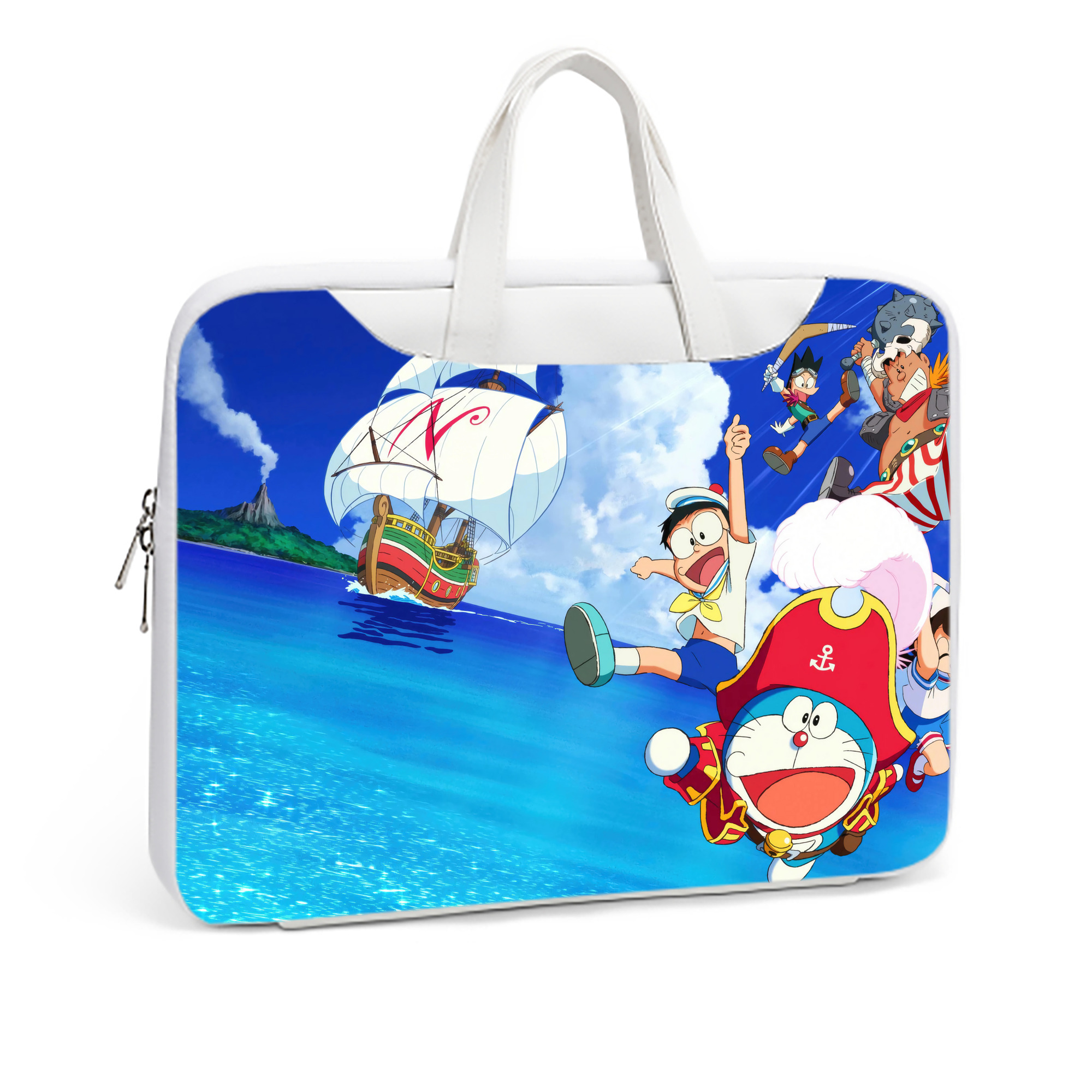 （画像用） ドラえもん Doraemon レザーラップトップバッグ　ノートパソコンケース