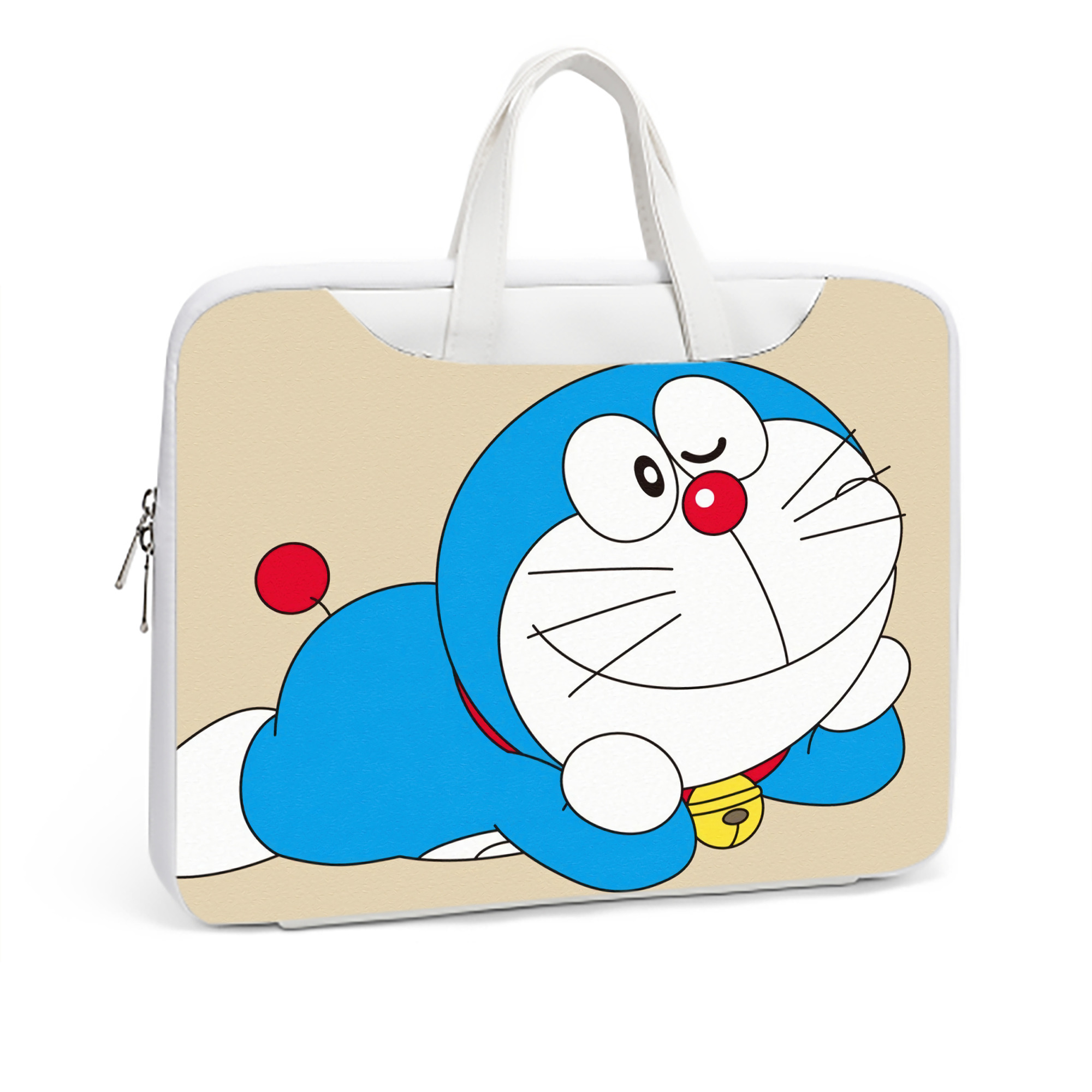 （画像用） ドラえもん Doraemon レザーラップトップバッグ　ノートパソコンケース