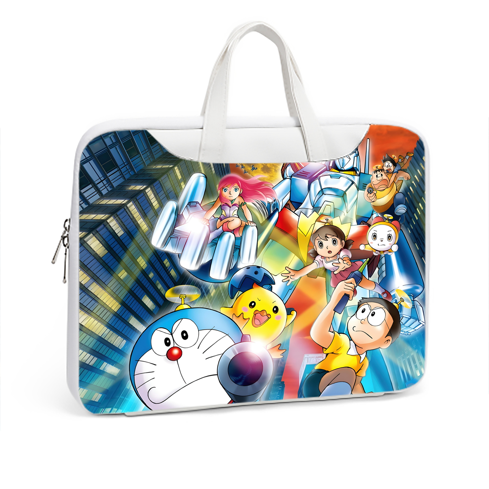 （画像用） ドラえもん Doraemon レザーラップトップバッグ　ノートパソコンケース