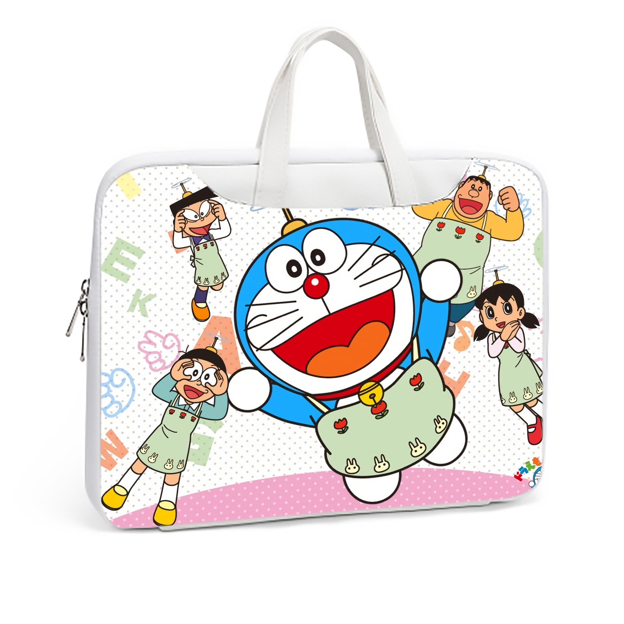 （画像用） ドラえもん Doraemon レザーラップトップバッグ　ノートパソコンケース