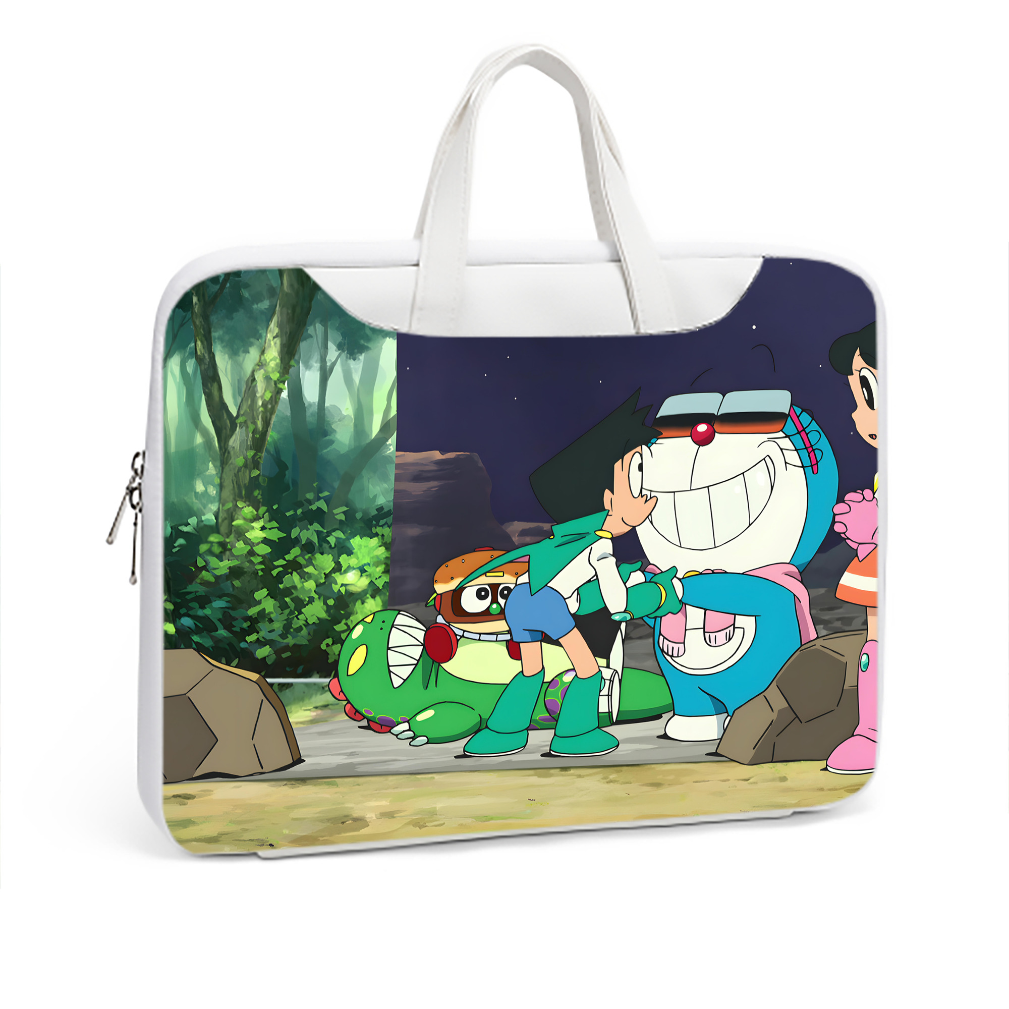 （画像用） ドラえもん Doraemon レザーラップトップバッグ　ノートパソコンケース