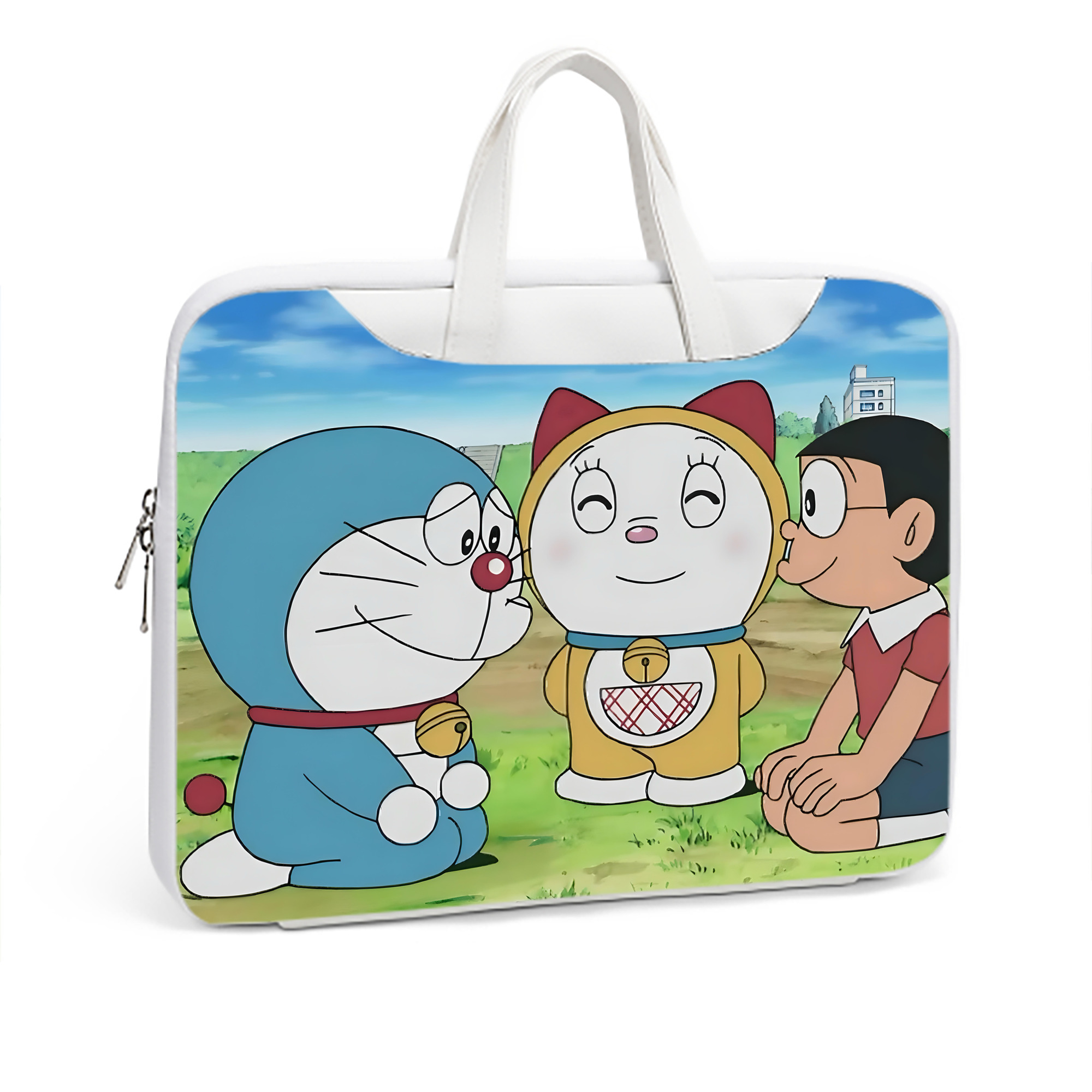 （画像用） ドラえもん Doraemon レザーラップトップバッグ　ノートパソコンケース
