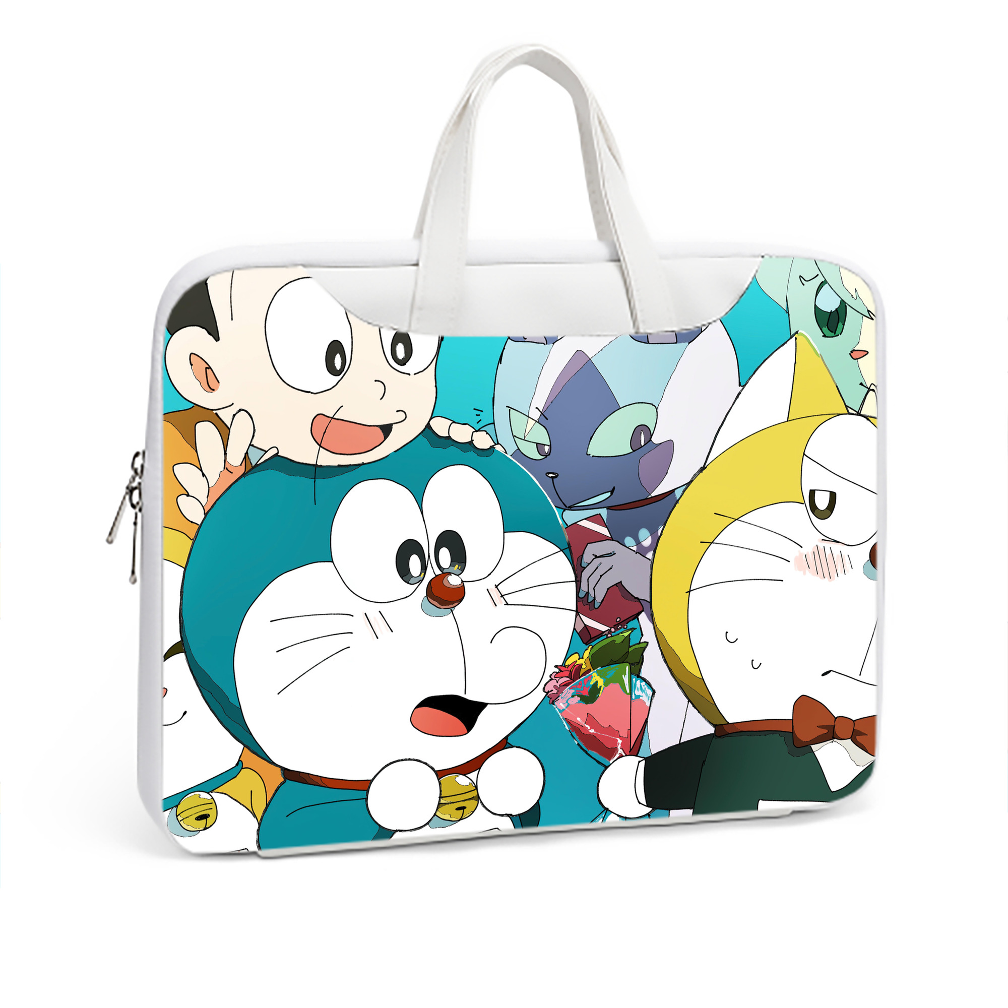 （画像用） ドラえもん Doraemon レザーラップトップバッグ　ノートパソコンケース