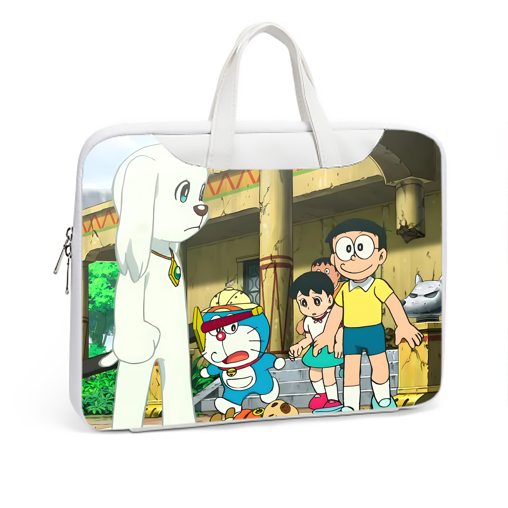 （画像用） ドラえもん Doraemon レザーラップトップバッグ　ノートパソコンケース