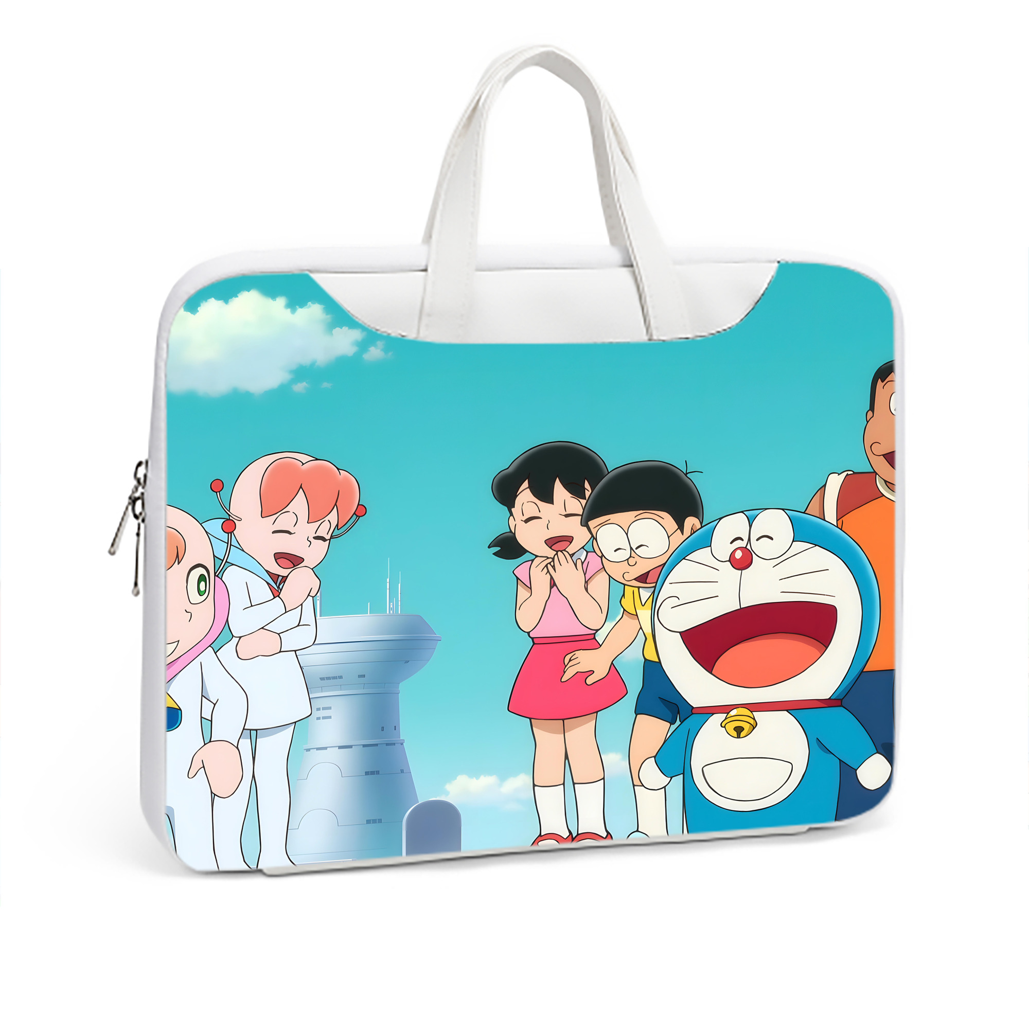 （画像用） ドラえもん Doraemon レザーラップトップバッグ　ノートパソコンケース