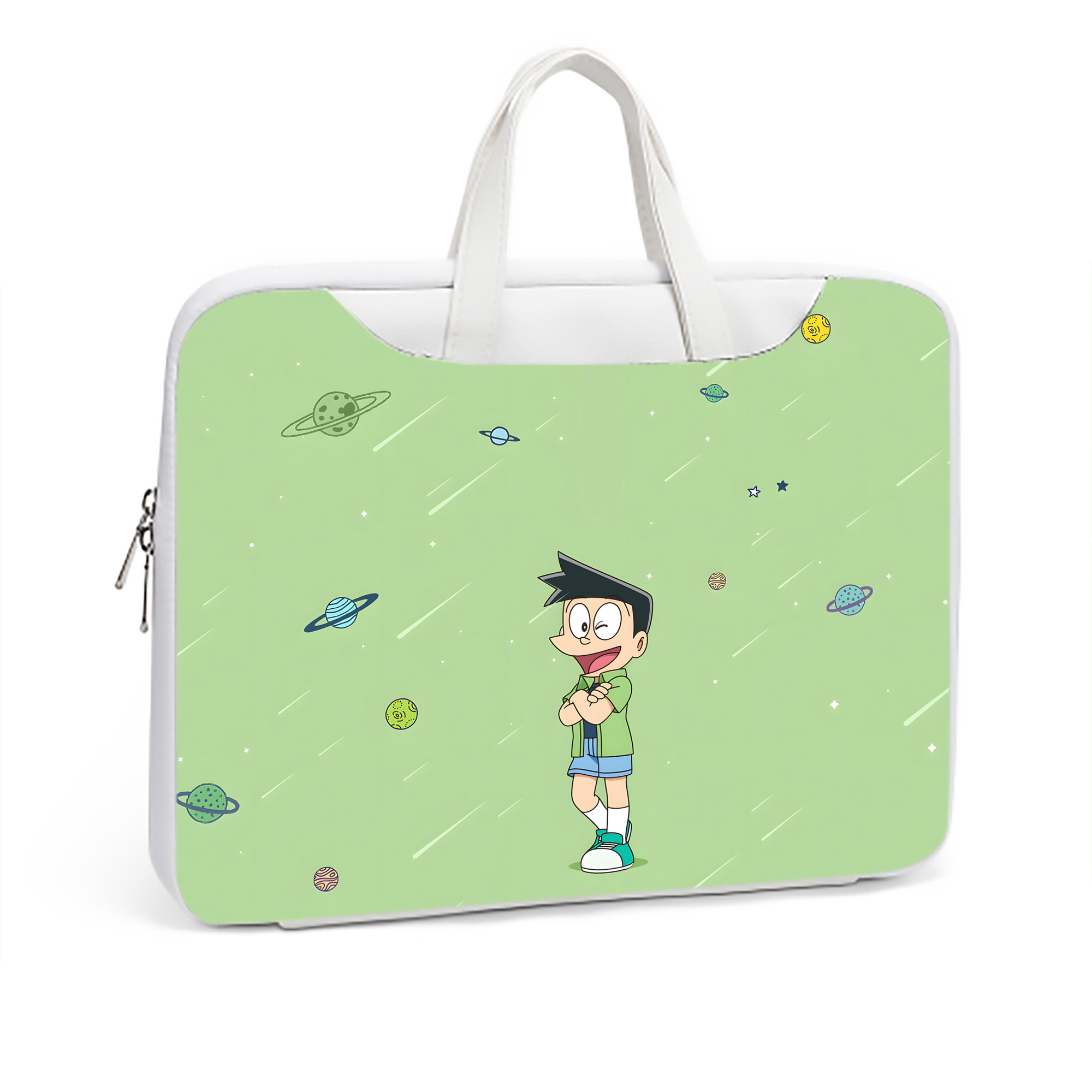 （画像用） ドラえもん Doraemon レザーラップトップバッグ　ノートパソコンケース