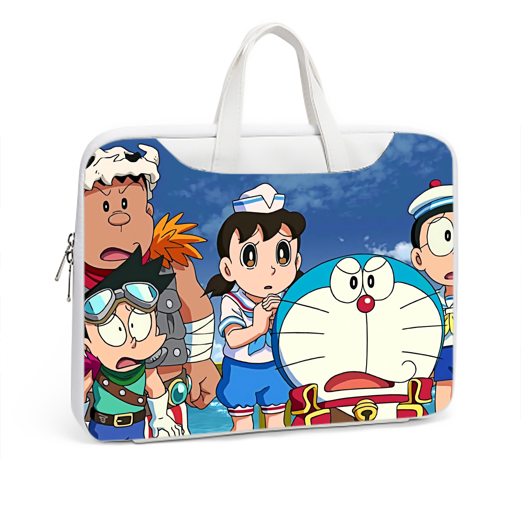 （画像用） ドラえもん Doraemon レザーラップトップバッグ　ノートパソコンケース
