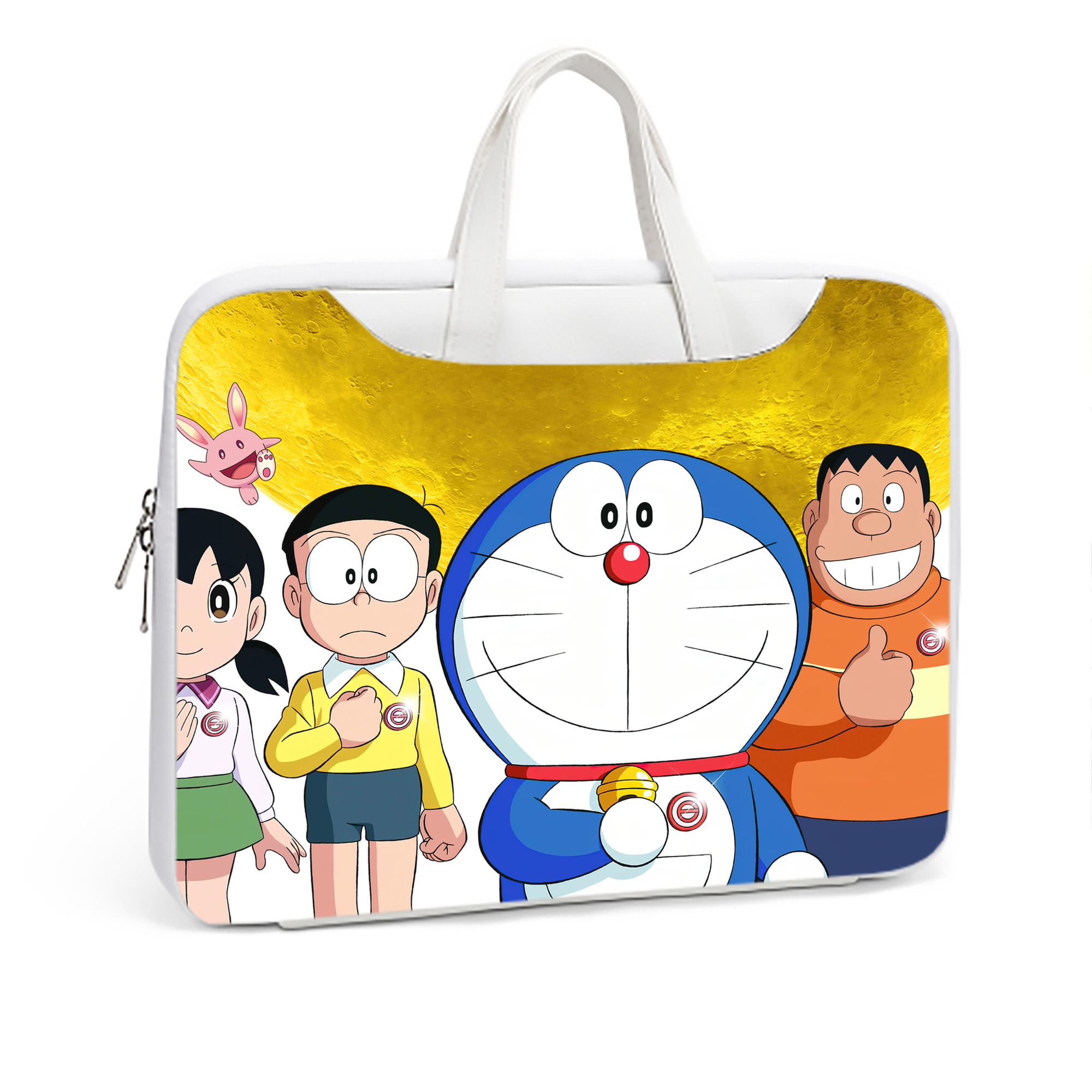 （画像用） ドラえもん Doraemon レザーラップトップバッグ　ノートパソコンケース