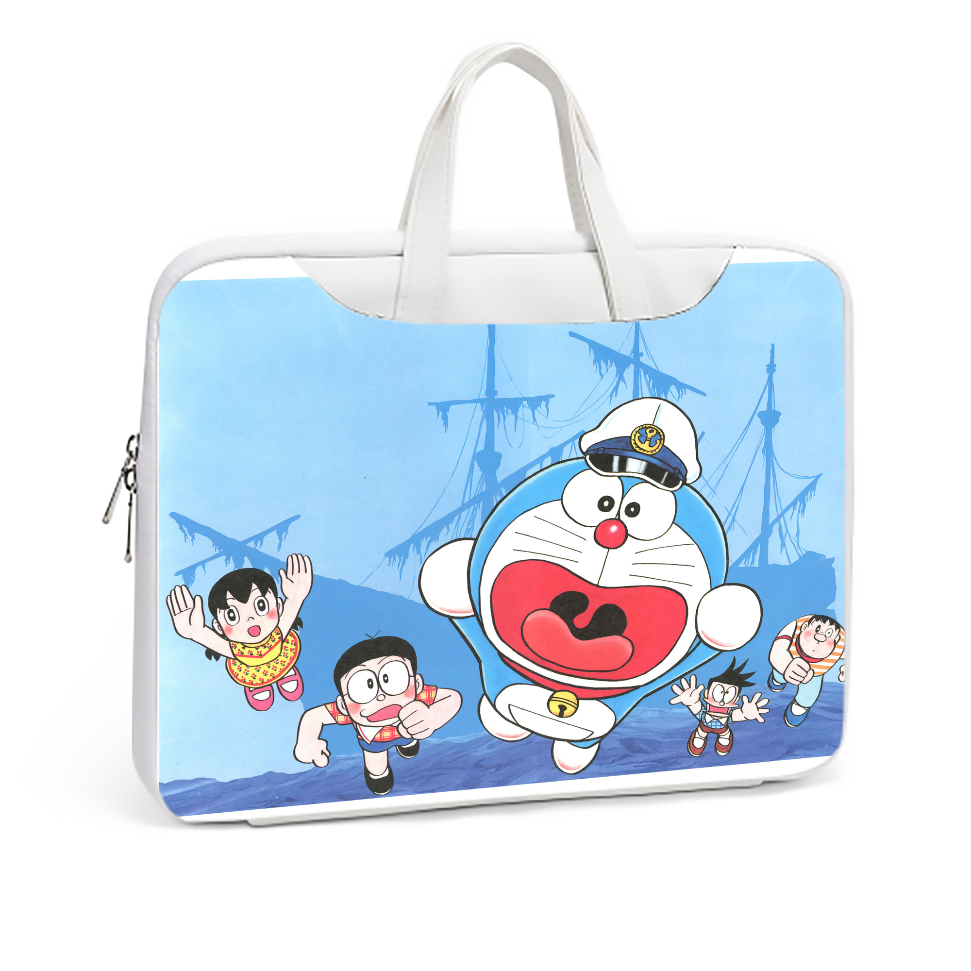 （画像用） ドラえもん Doraemon レザーラップトップバッグ　ノートパソコンケース
