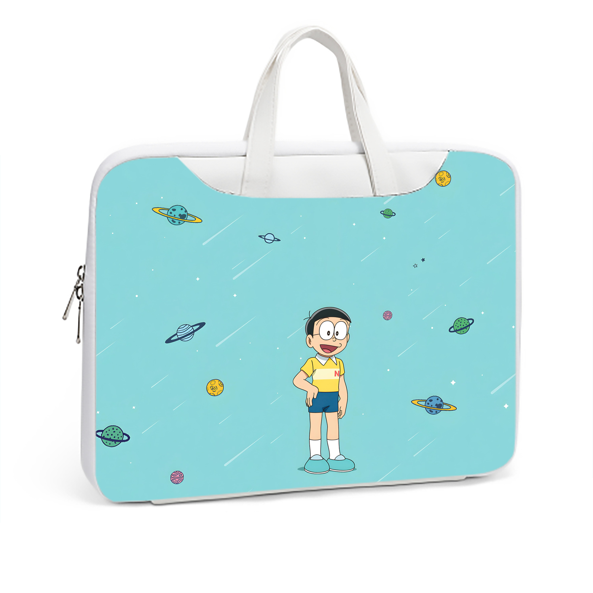 （画像用） ドラえもん Doraemon レザーラップトップバッグ　ノートパソコンケース