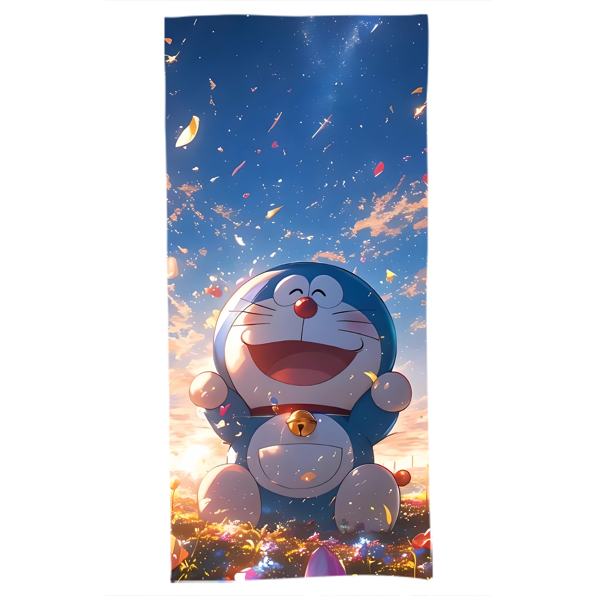（画像用） ドラえもん Doraemon 大判バスタオル 70×140cm 吸水速乾 柔らかい肌触り