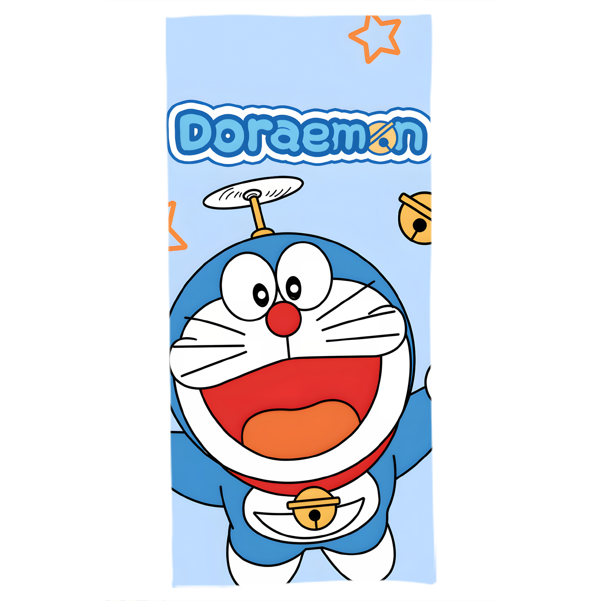 （画像用） ドラえもん Doraemon 大判バスタオル 70×140cm 吸水速乾 柔らかい肌触り