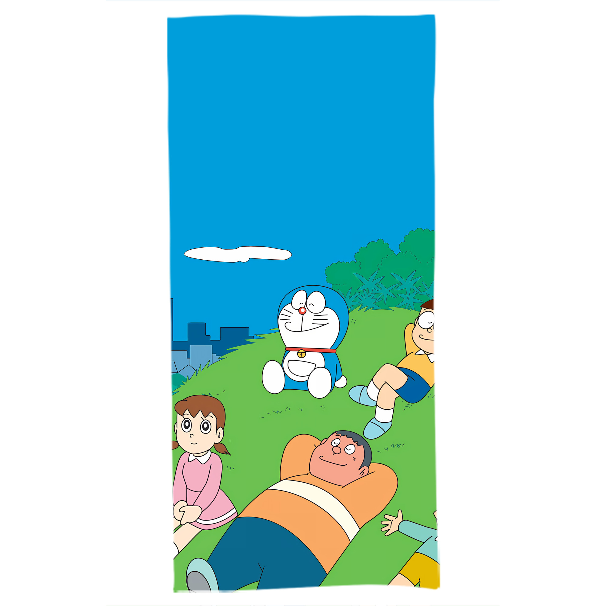 （画像用） ドラえもん Doraemon 大判バスタオル 70×140cm 吸水速乾 柔らかい肌触り
