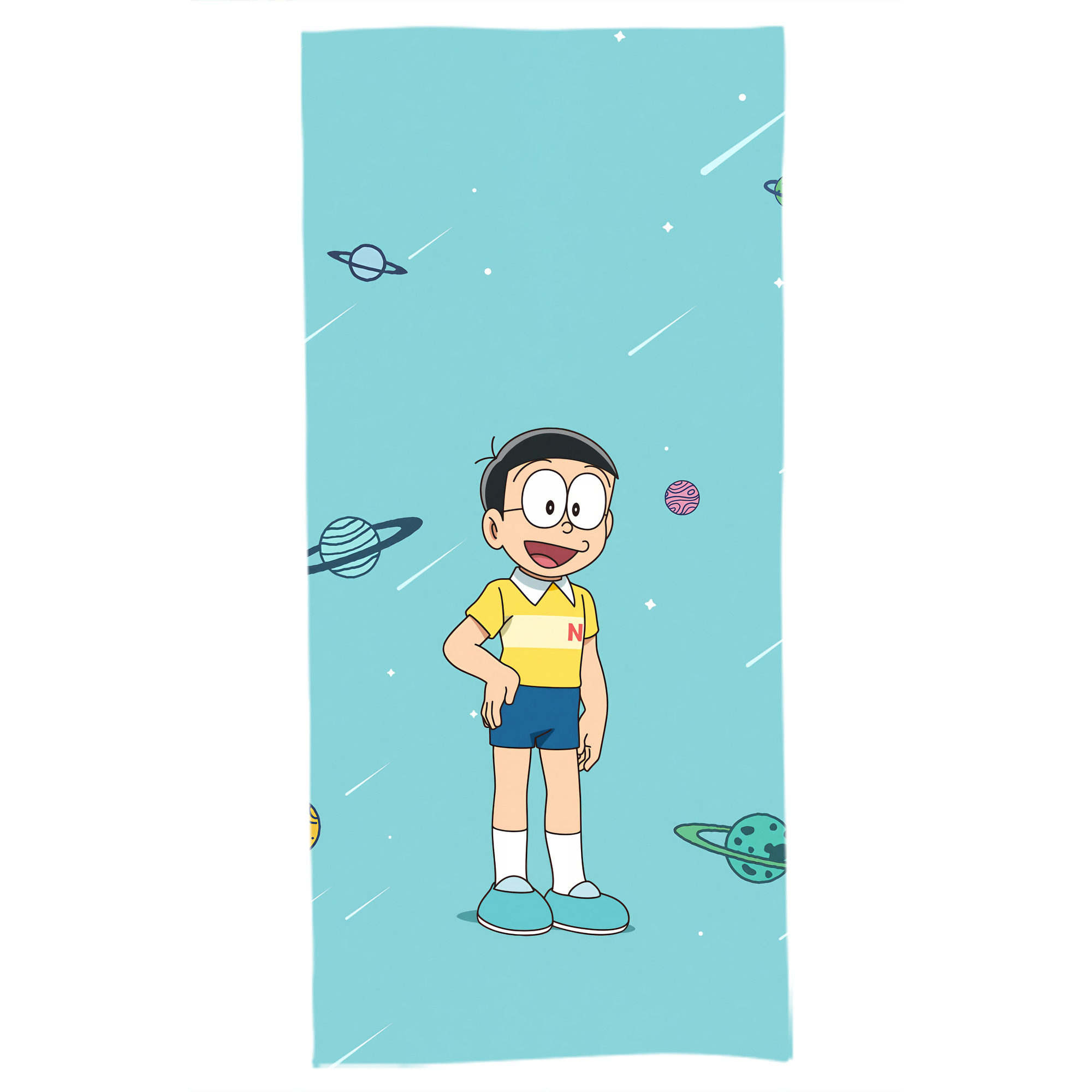 （画像用） ドラえもん Doraemon 大判バスタオル 70×140cm 吸水速乾 柔らかい肌触り