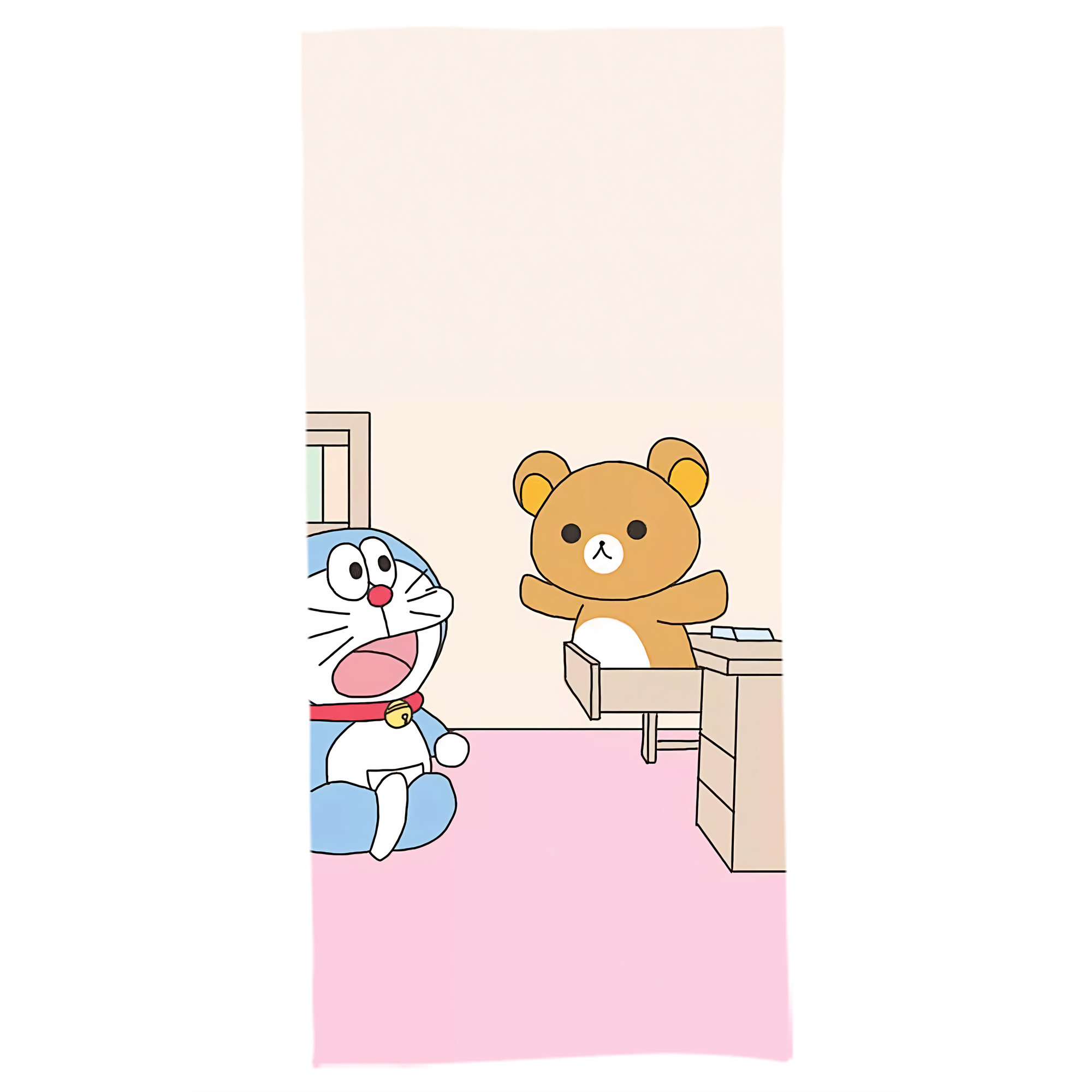 （画像用） ドラえもん Doraemon 大判バスタオル 70×140cm 吸水速乾 柔らかい肌触り