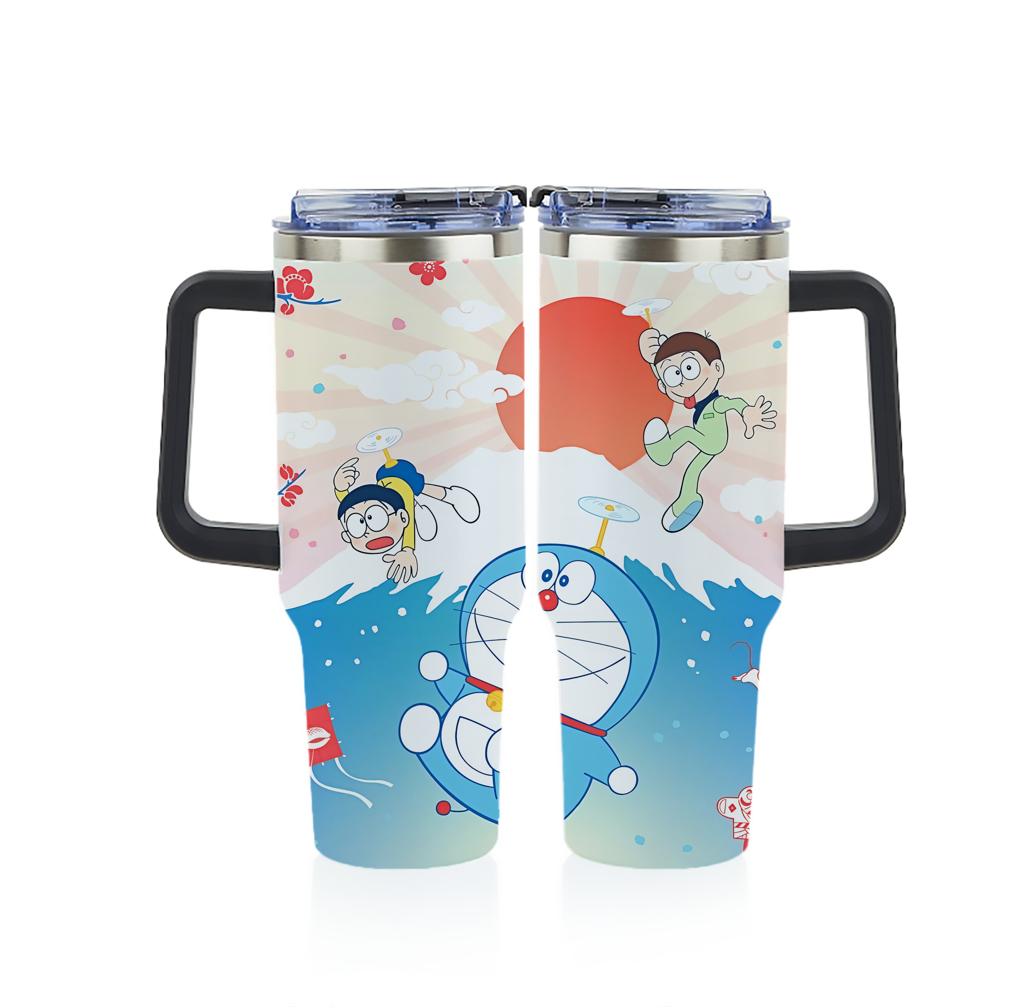 （画像用） ドラえもん Doraemon 1200ｍLフルプリント車用タンブラー