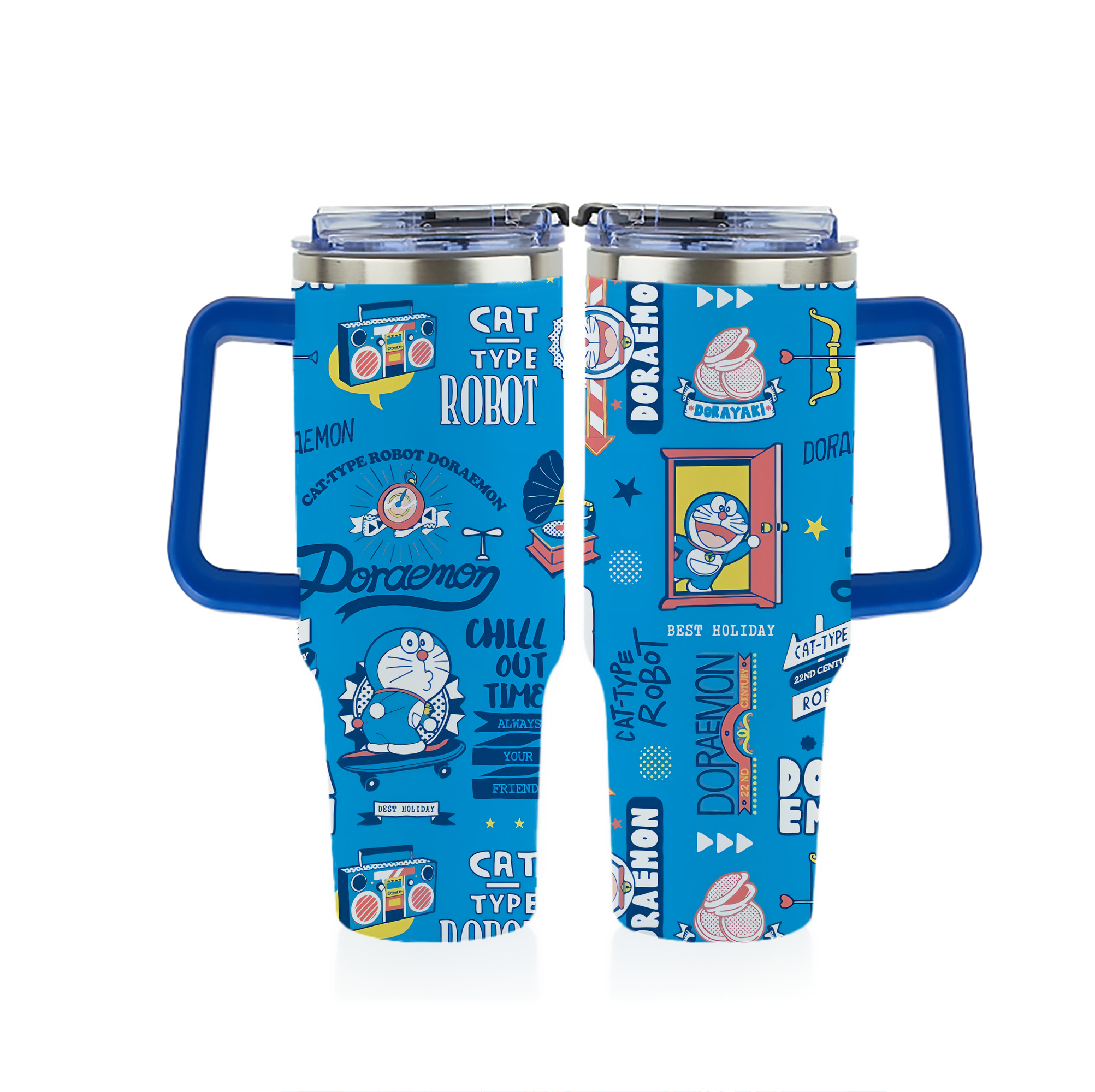 （画像用） ドラえもん Doraemon 1200ｍLフルプリント車用タンブラー