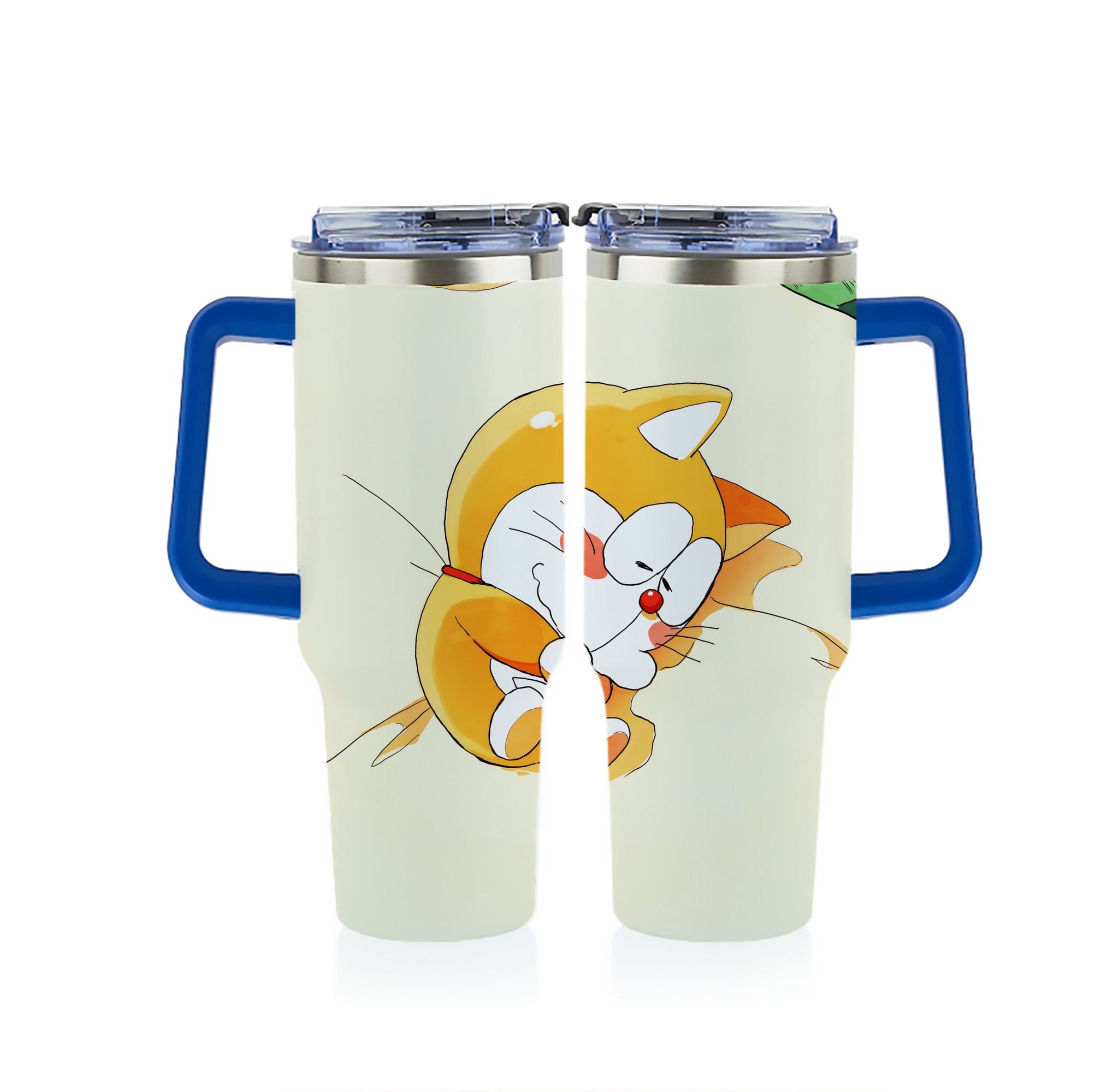 （画像用） ドラえもん Doraemon 1200ｍLフルプリント車用タンブラー