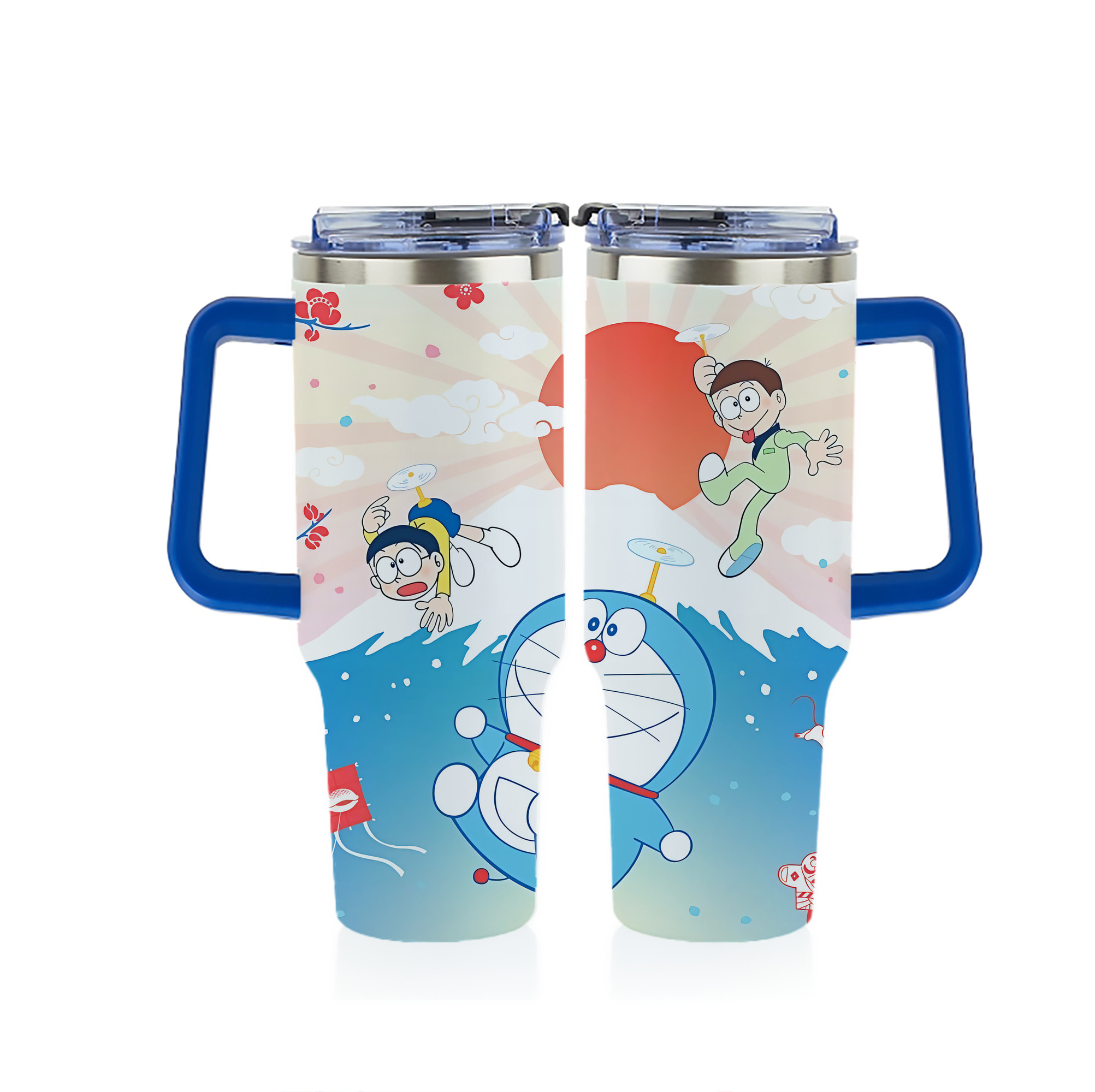 （画像用） ドラえもん Doraemon 1200ｍLフルプリント車用タンブラー
