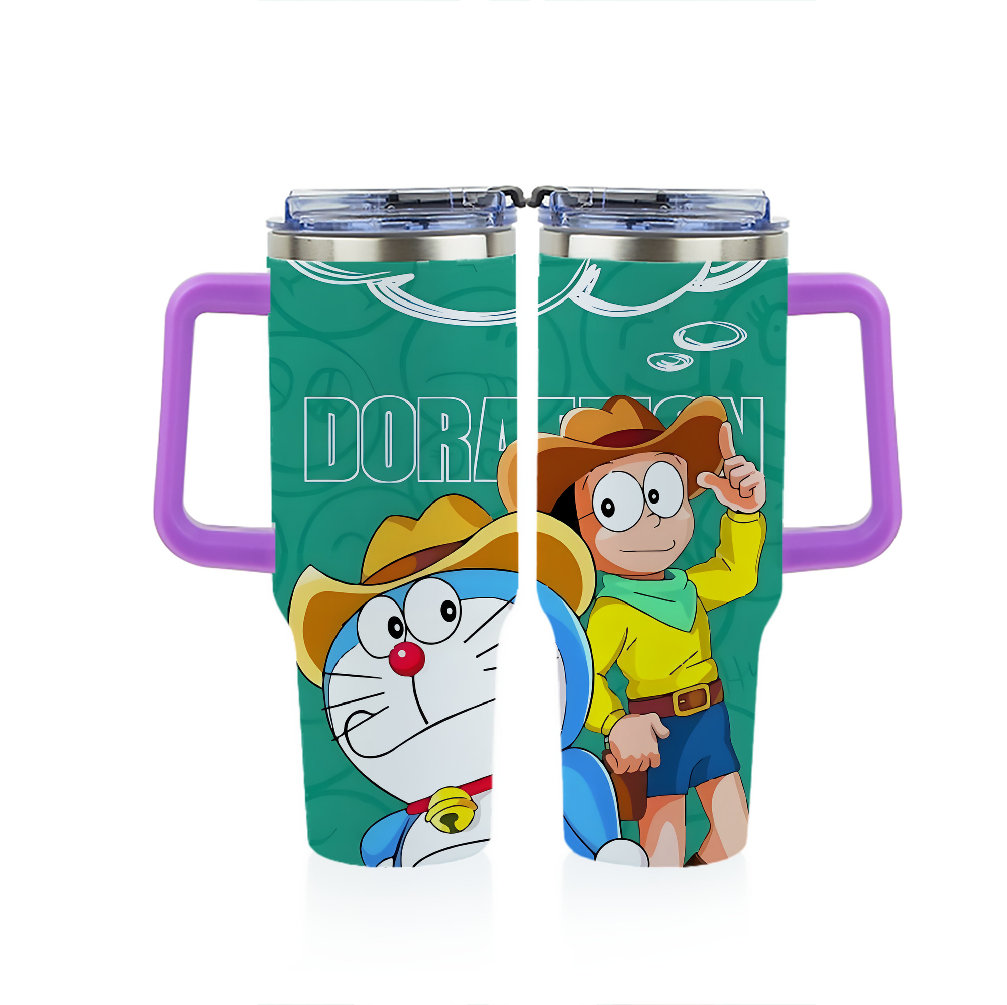 （画像用） ドラえもん Doraemon 1200ｍLフルプリント車用タンブラー