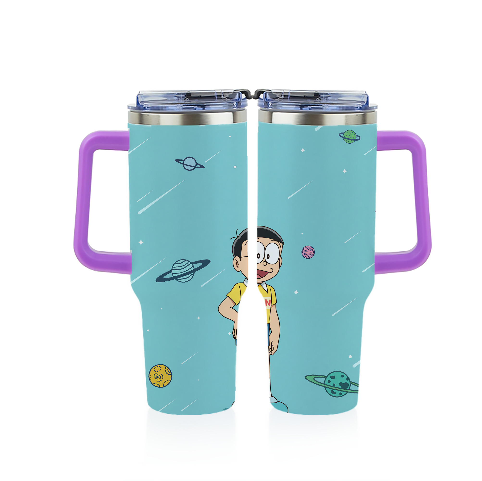 （画像用） ドラえもん Doraemon 1200ｍLフルプリント車用タンブラー