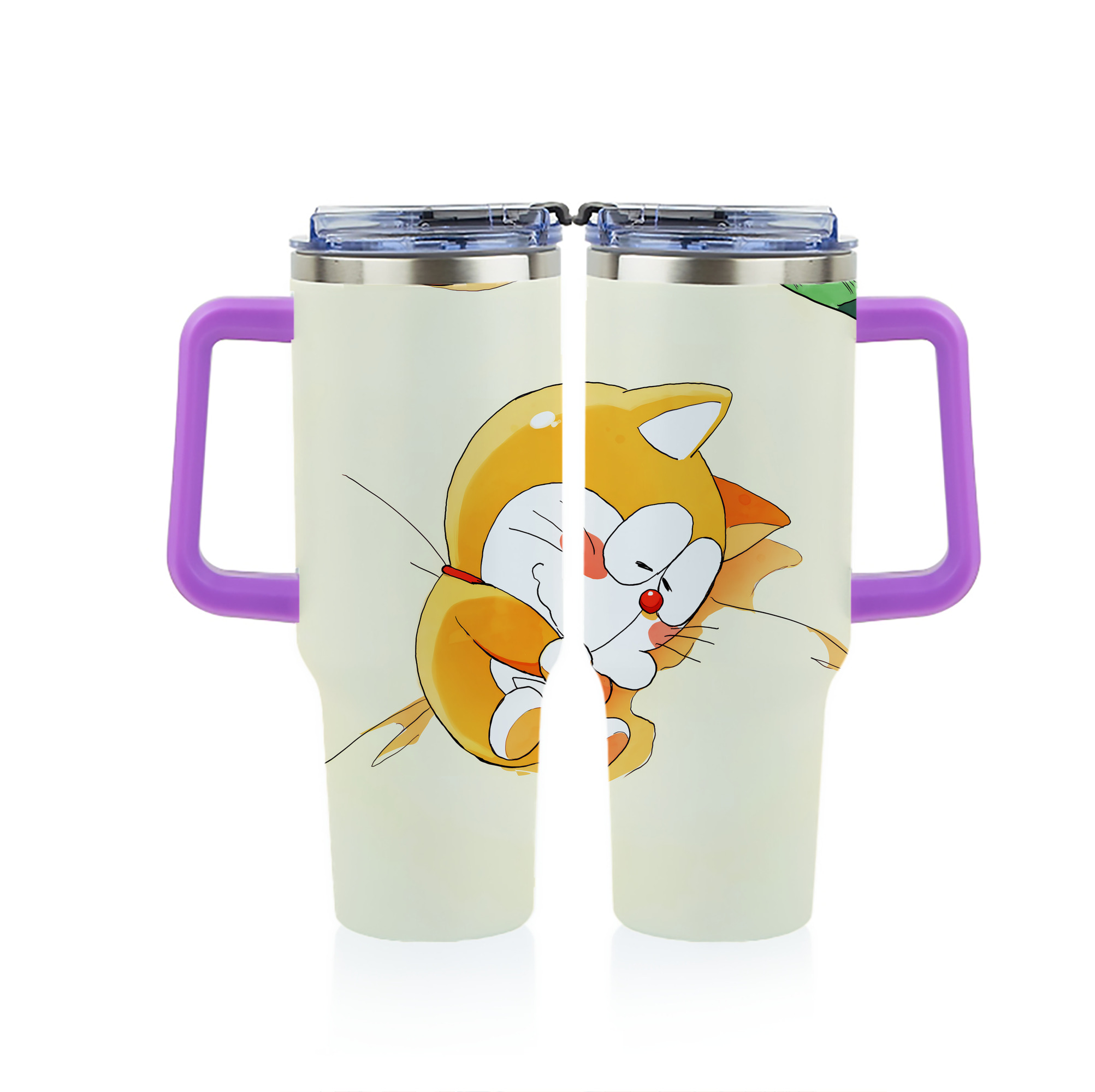（画像用） ドラえもん Doraemon 1200ｍLフルプリント車用タンブラー