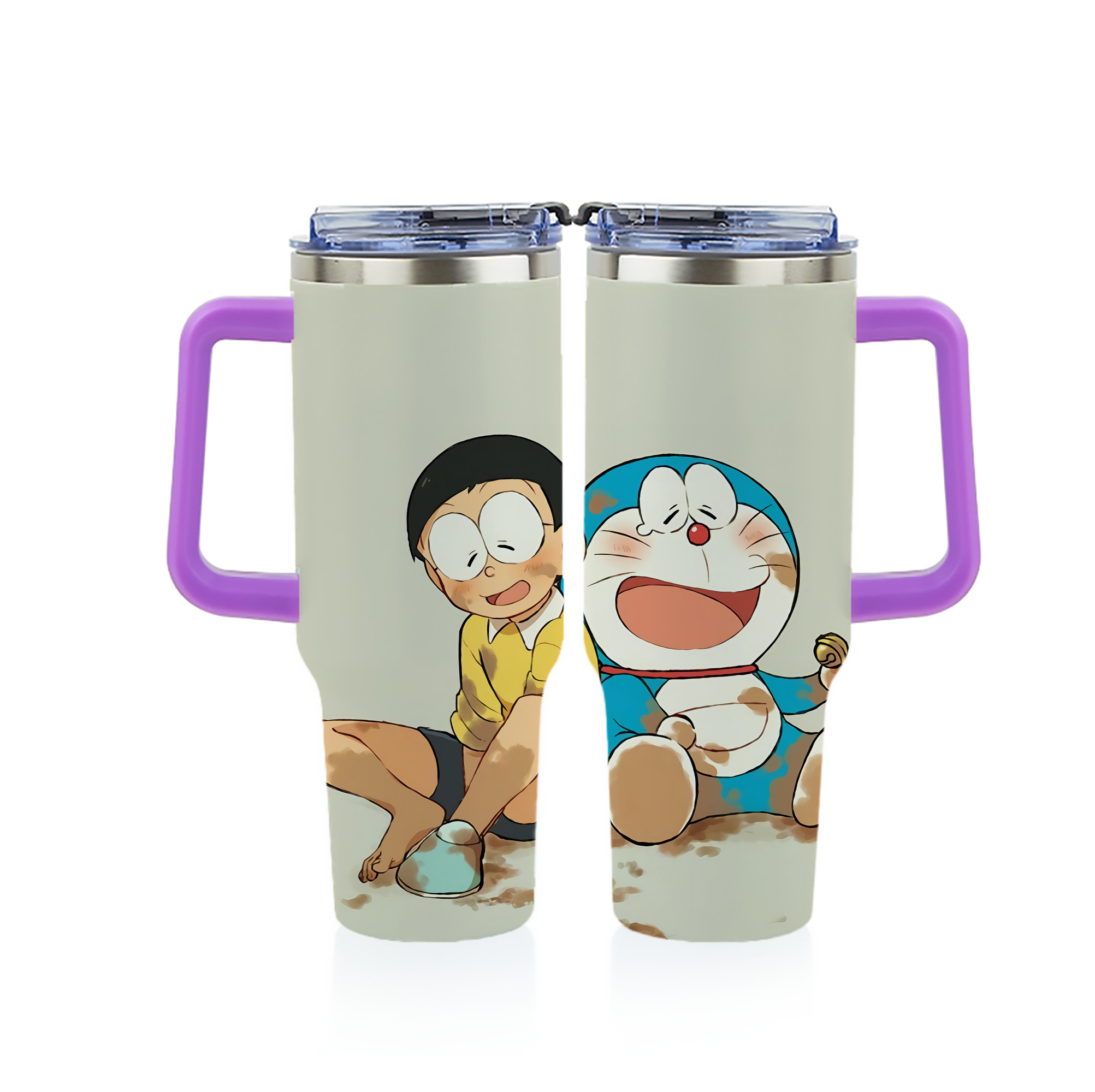 （画像用） ドラえもん Doraemon 1200ｍLフルプリント車用タンブラー