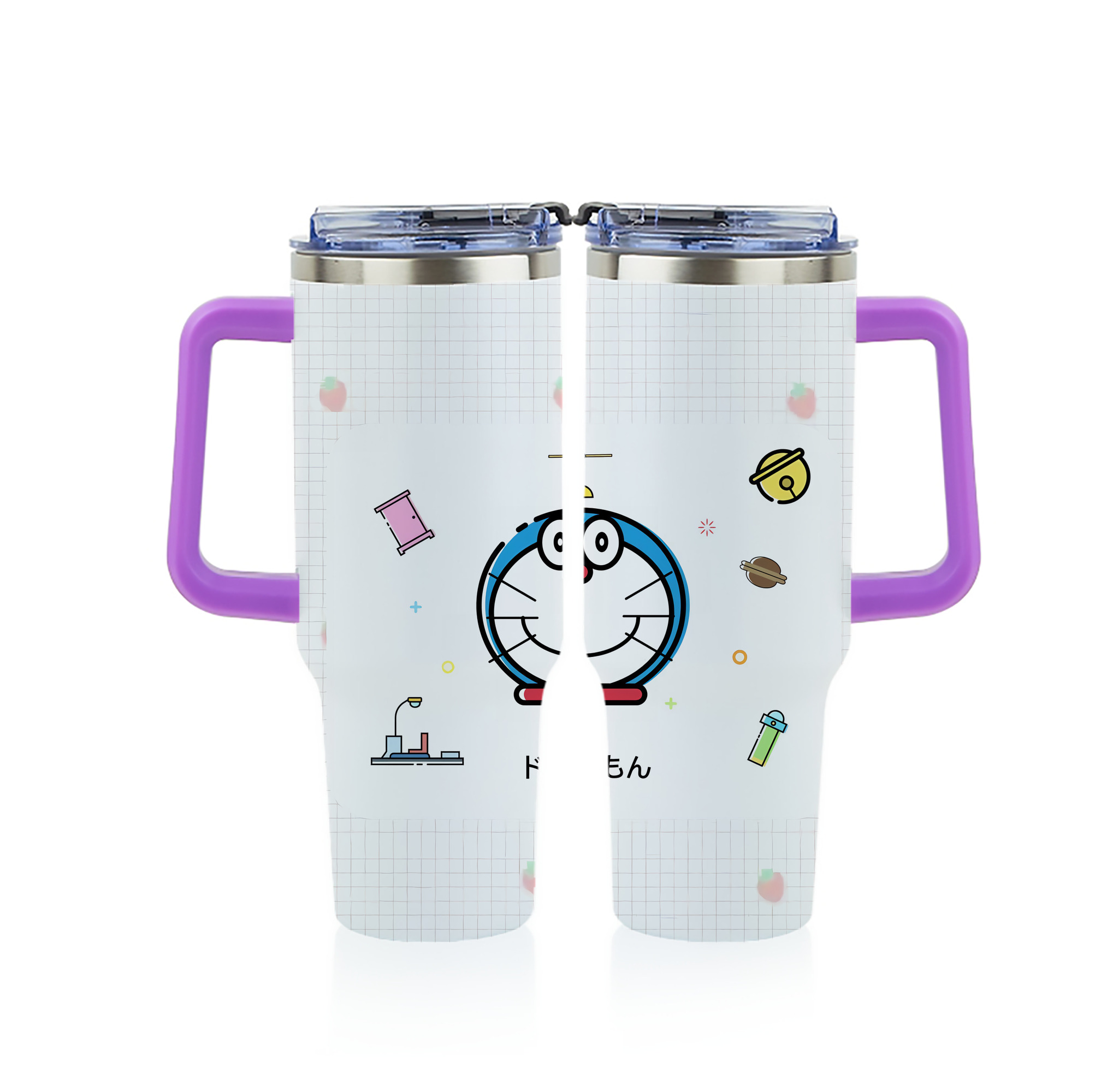 （画像用） ドラえもん Doraemon 1200ｍLフルプリント車用タンブラー