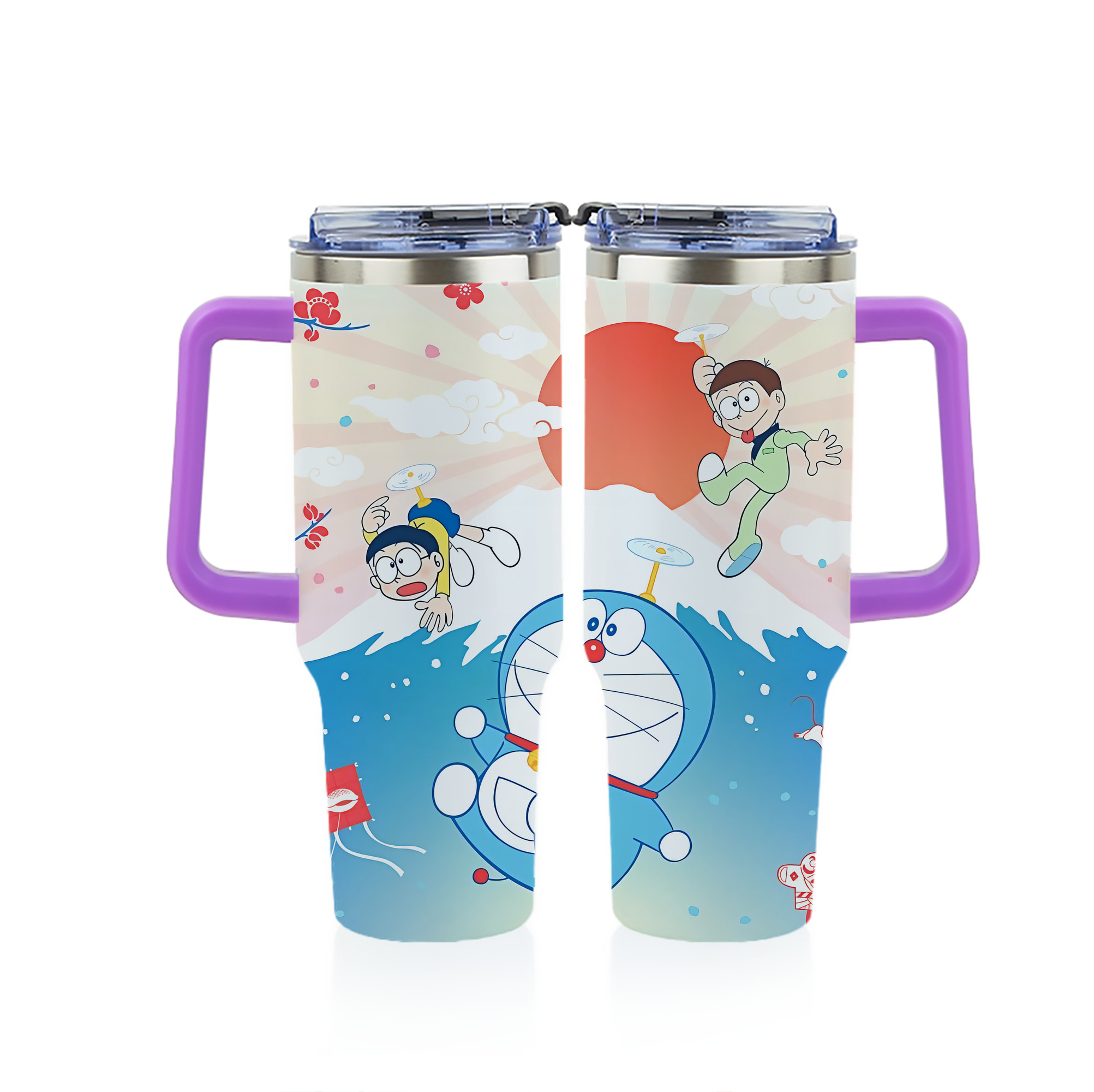 （画像用） ドラえもん Doraemon 1200ｍLフルプリント車用タンブラー