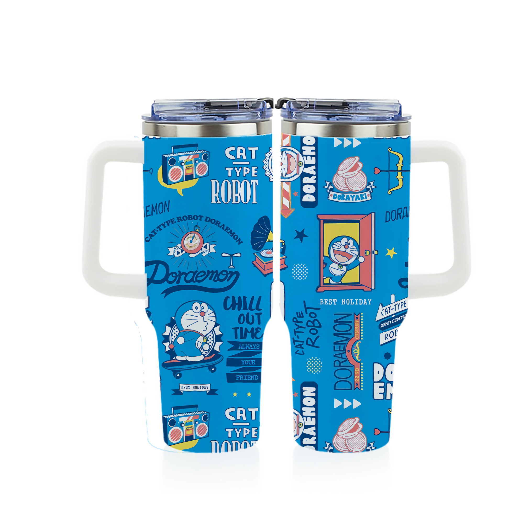（画像用） ドラえもん Doraemon 1200ｍLフルプリント車用タンブラー