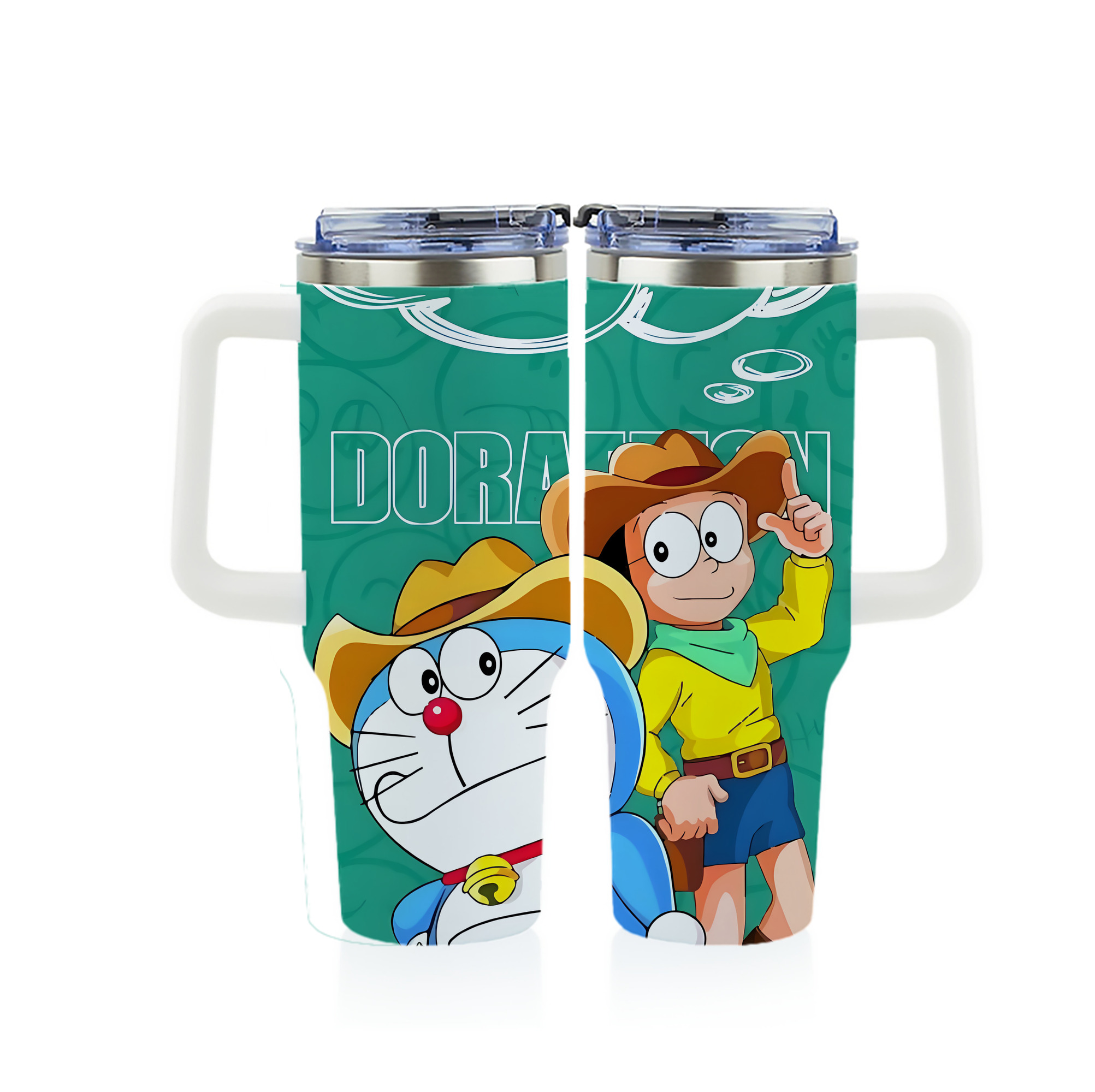 （画像用） ドラえもん Doraemon 1200ｍLフルプリント車用タンブラー
