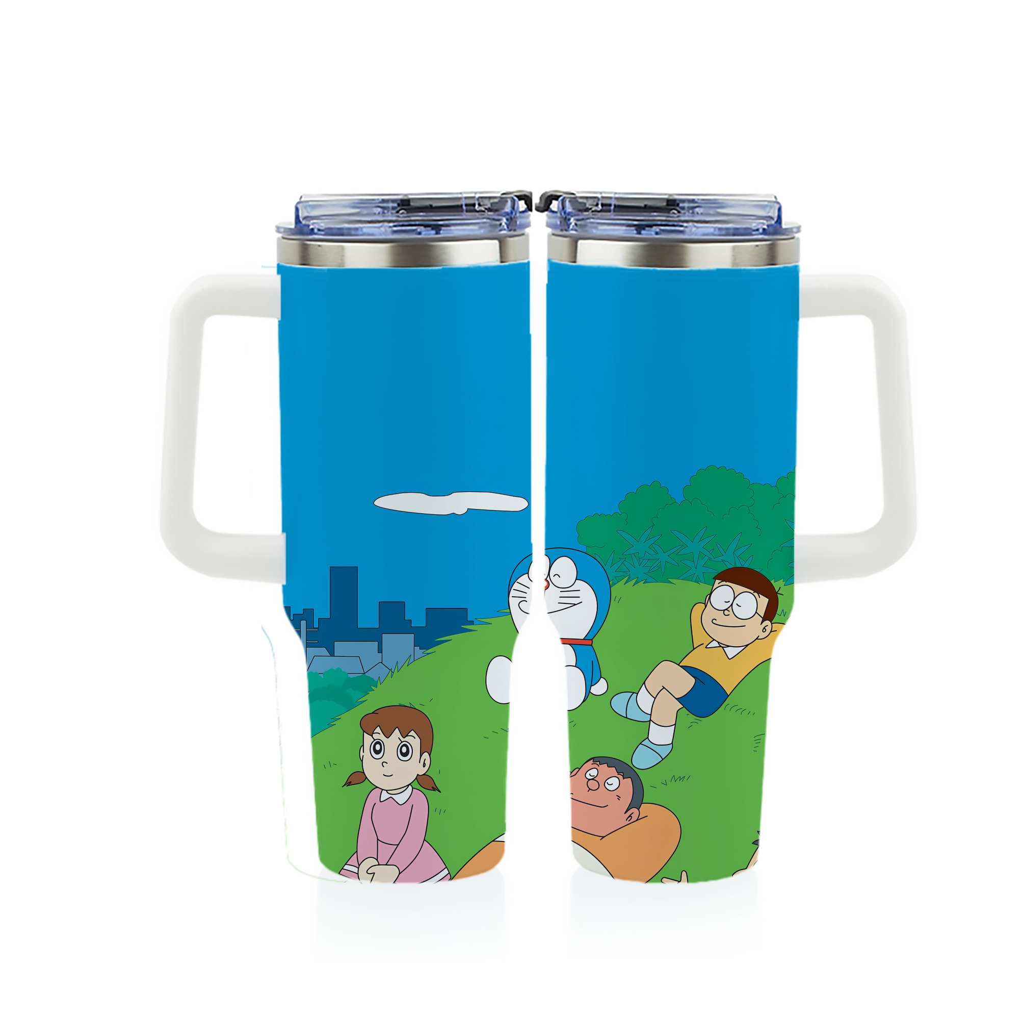 （画像用） ドラえもん Doraemon 1200ｍLフルプリント車用タンブラー