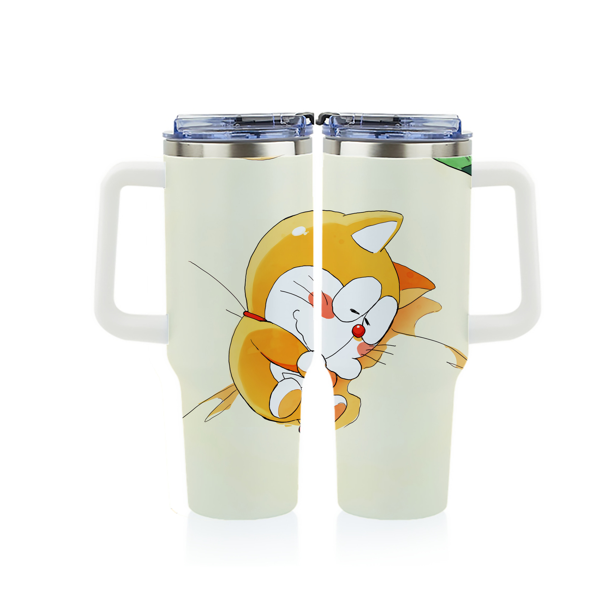（画像用） ドラえもん Doraemon 1200ｍLフルプリント車用タンブラー