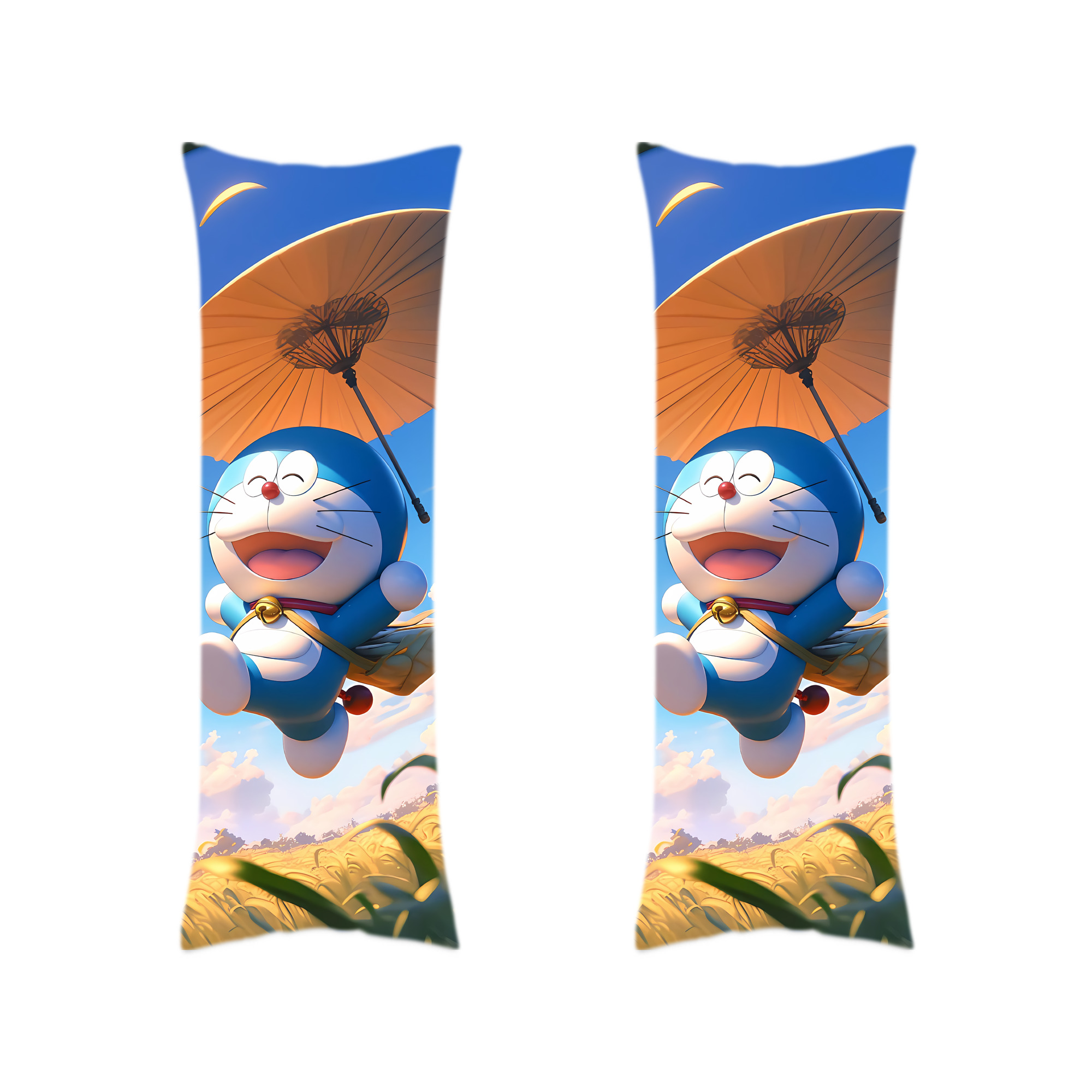 （画像用） ドラえもん Doraemon ロング抱き枕カバー 両面プリントタイプ（サイズ選択可）