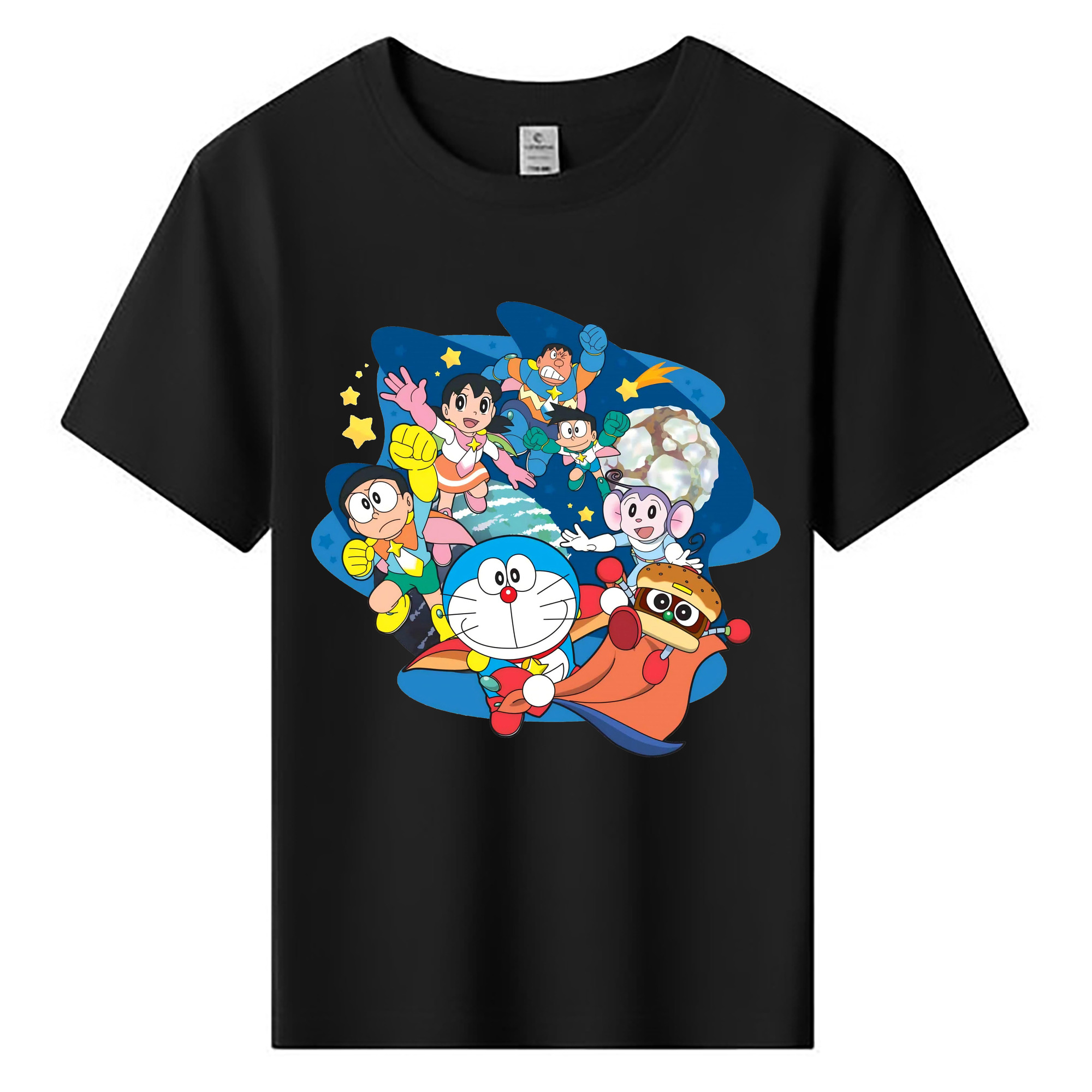 （画像用） ドラえもん Doraemon 綿100％キッズTシャツ（フロントプリント）