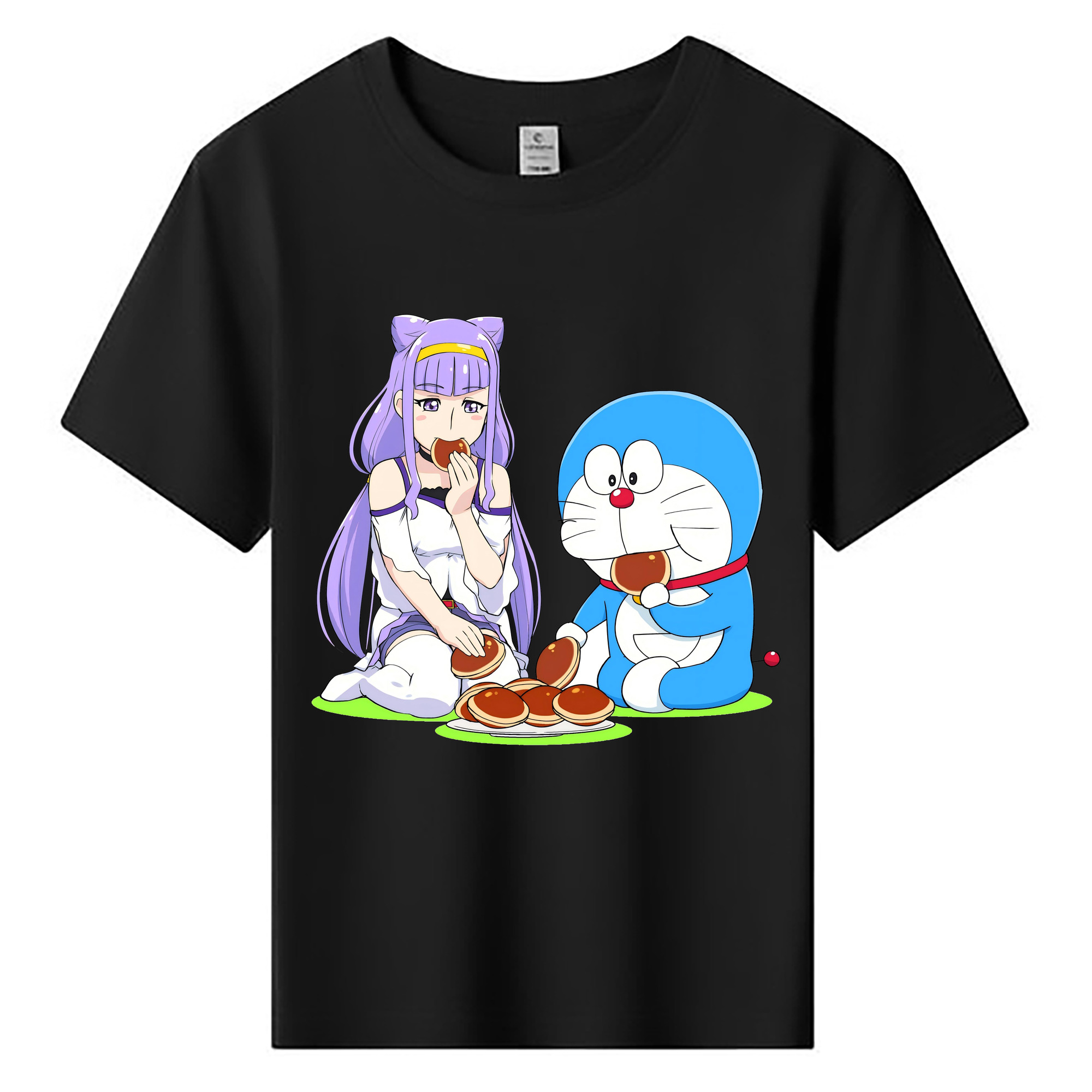 （画像用） ドラえもん Doraemon 綿100％キッズTシャツ（フロントプリント）