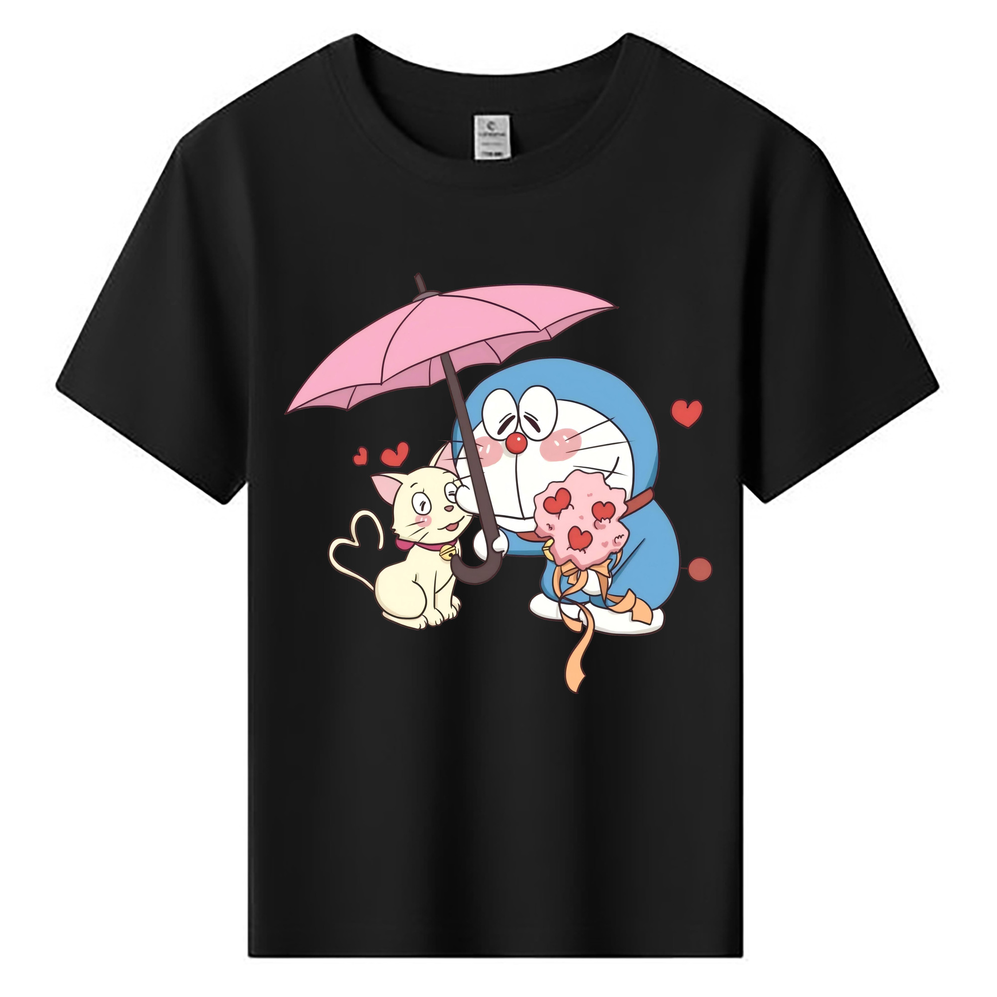 （画像用） ドラえもん Doraemon 綿100％キッズTシャツ（フロントプリント）