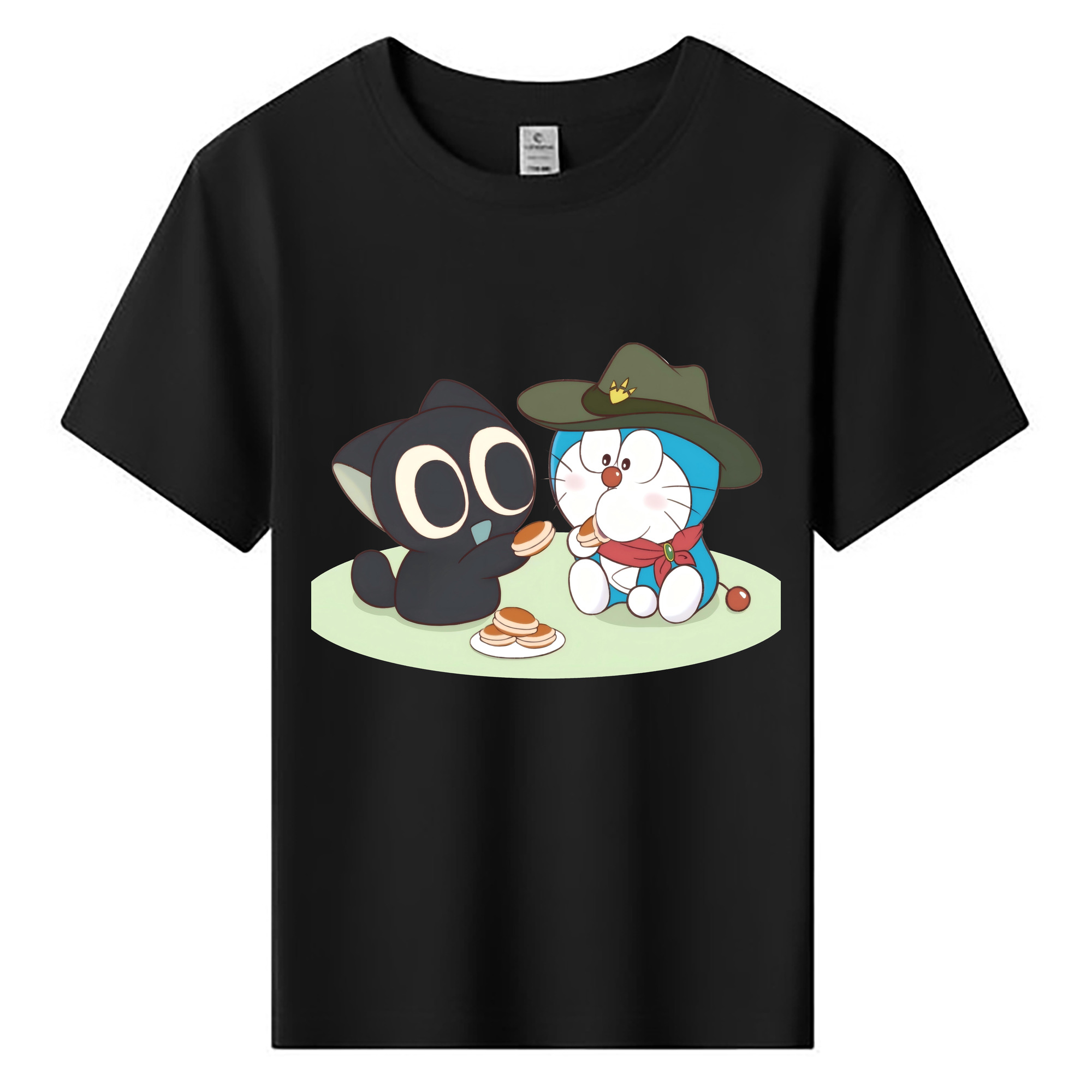 （画像用） ドラえもん Doraemon 綿100％キッズTシャツ（フロントプリント）