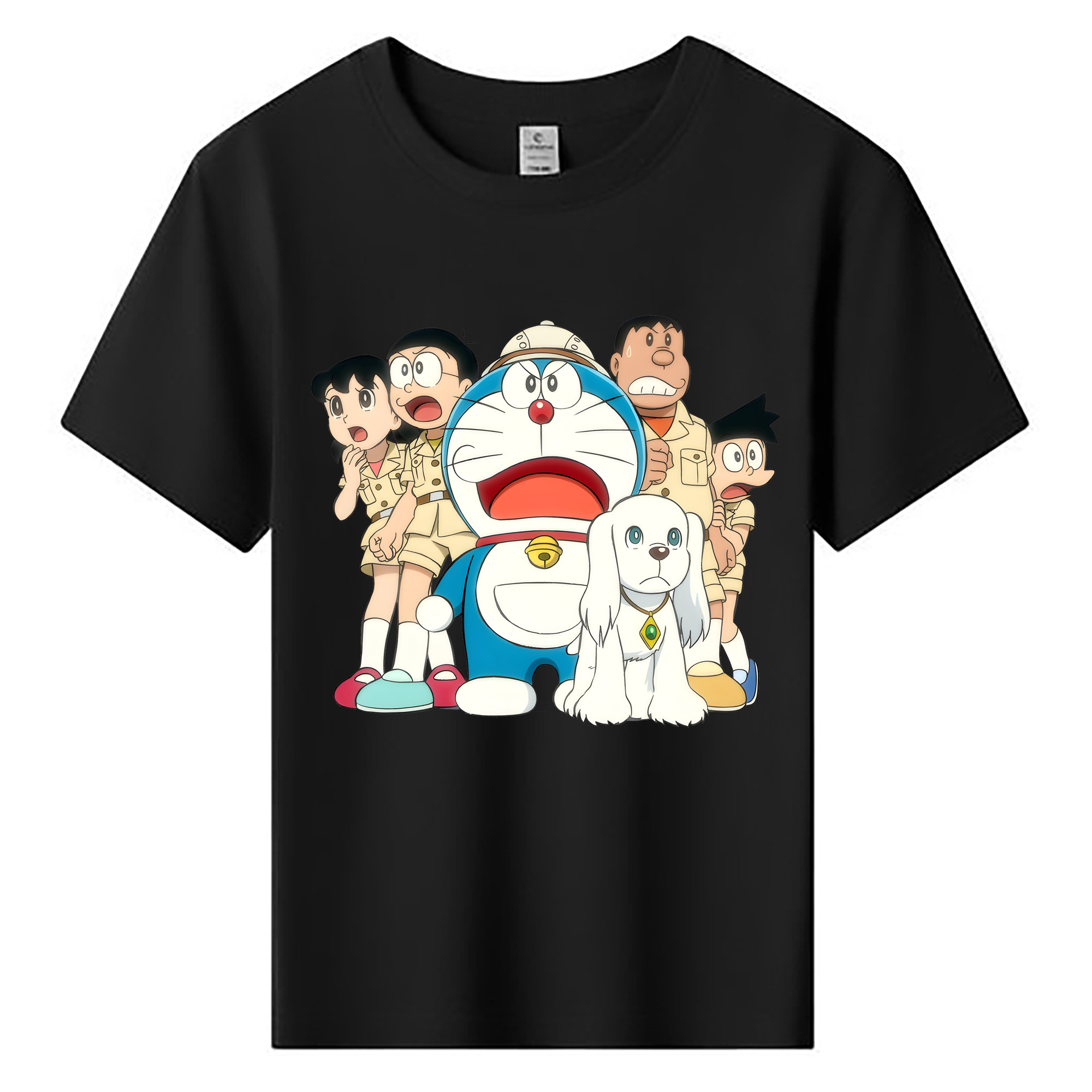 （画像用） ドラえもん Doraemon 綿100％キッズTシャツ（フロントプリント）