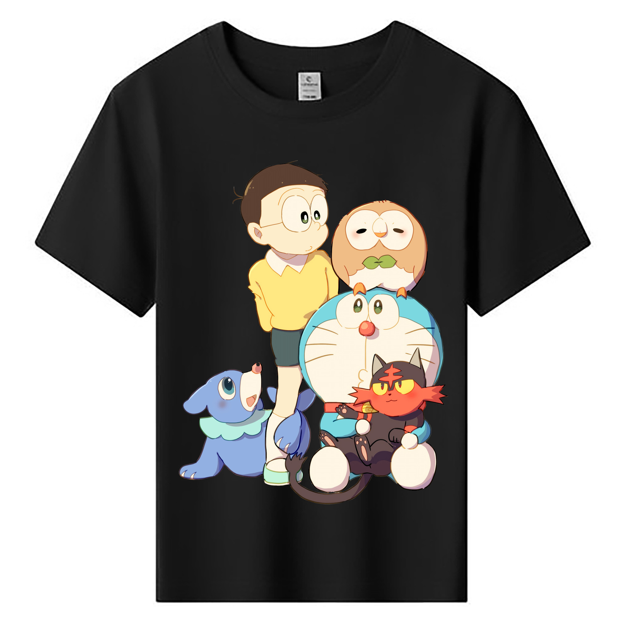 （画像用） ドラえもん Doraemon 綿100％キッズTシャツ（フロントプリント）