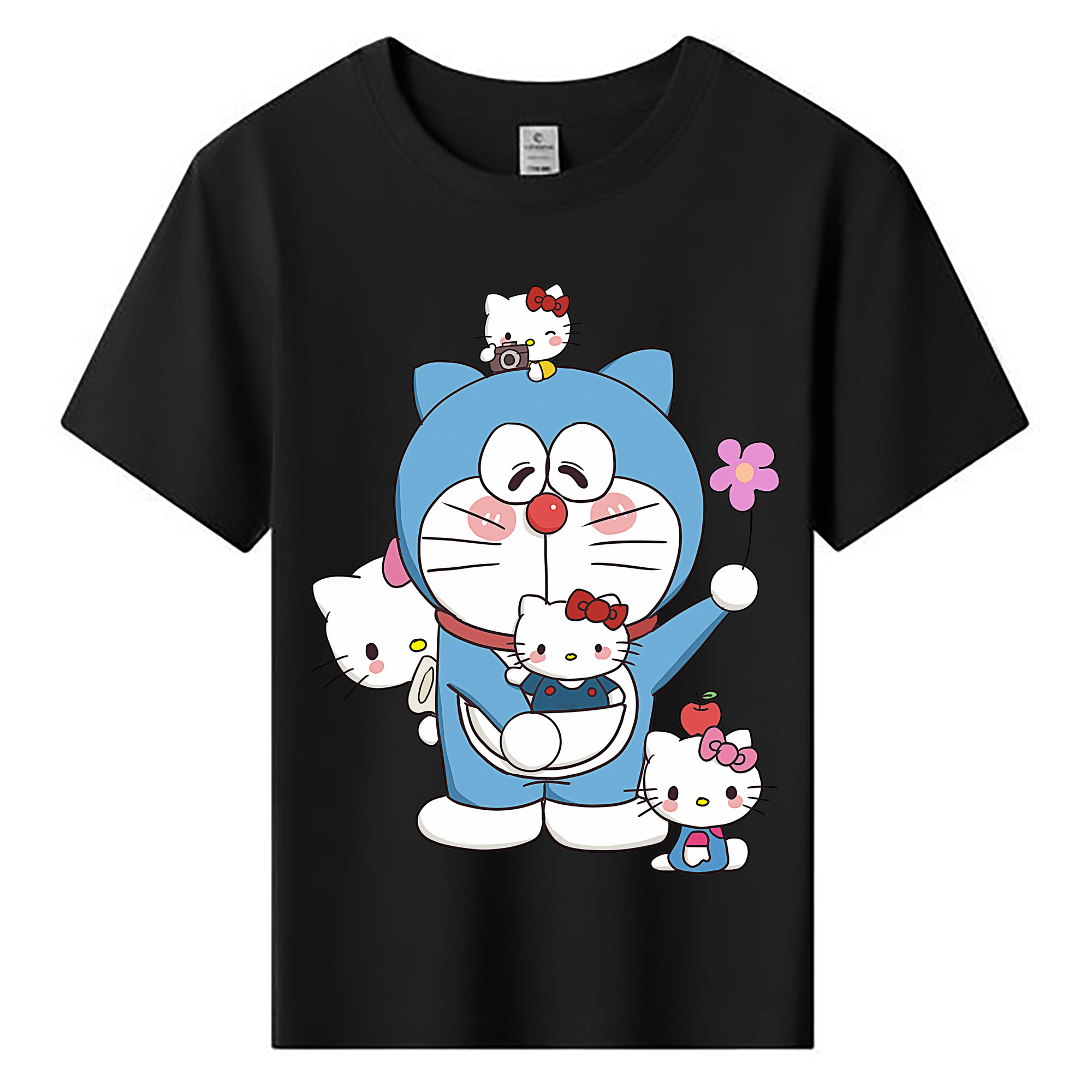 （画像用） ドラえもん Doraemon 綿100％キッズTシャツ（フロントプリント）