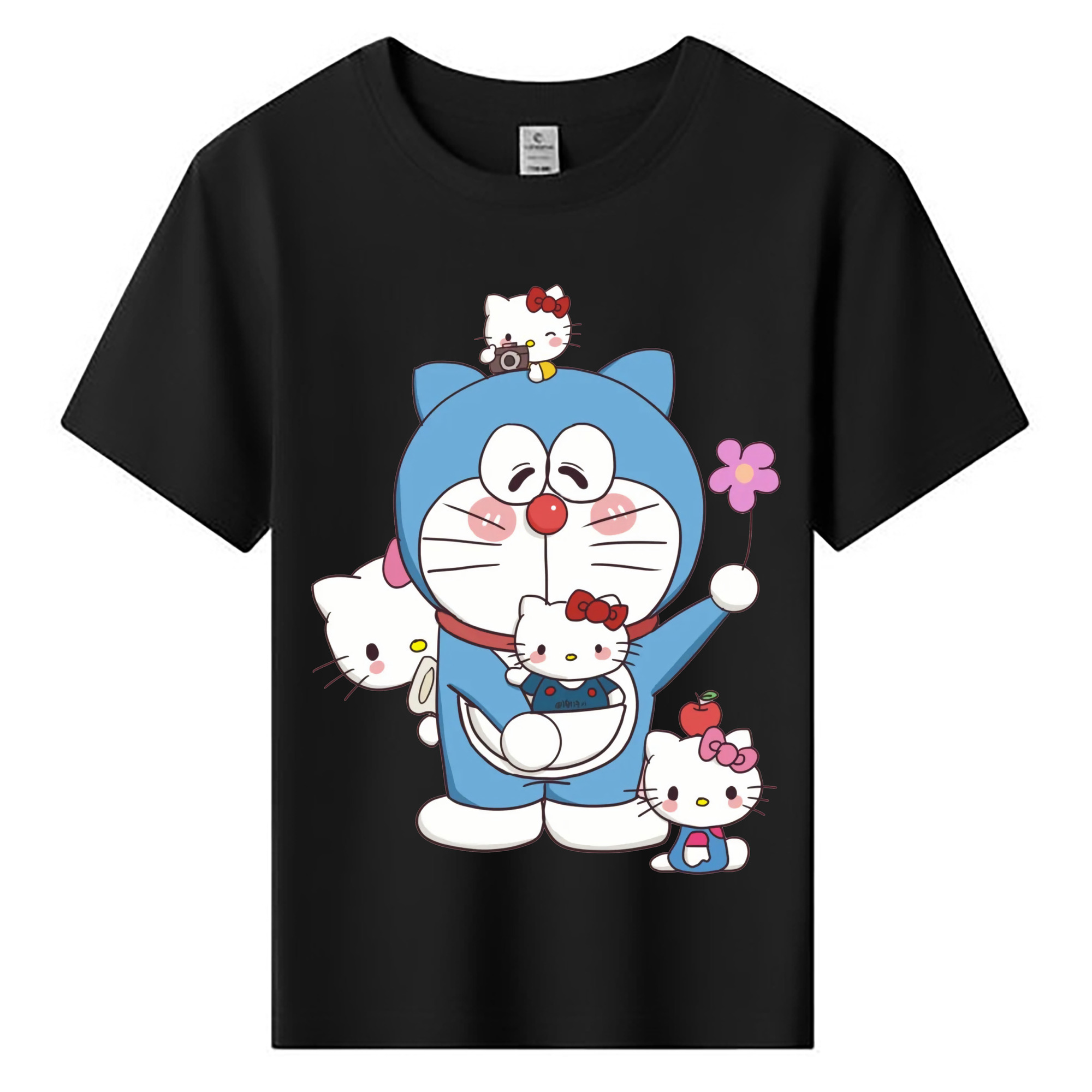 （画像用） ドラえもん Doraemon 綿100％キッズTシャツ（フロントプリント）