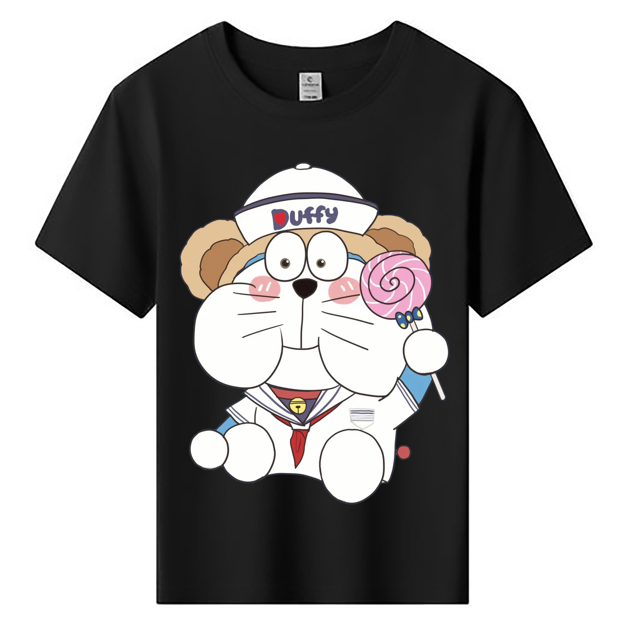 （画像用） ドラえもん Doraemon 綿100％キッズTシャツ（フロントプリント）