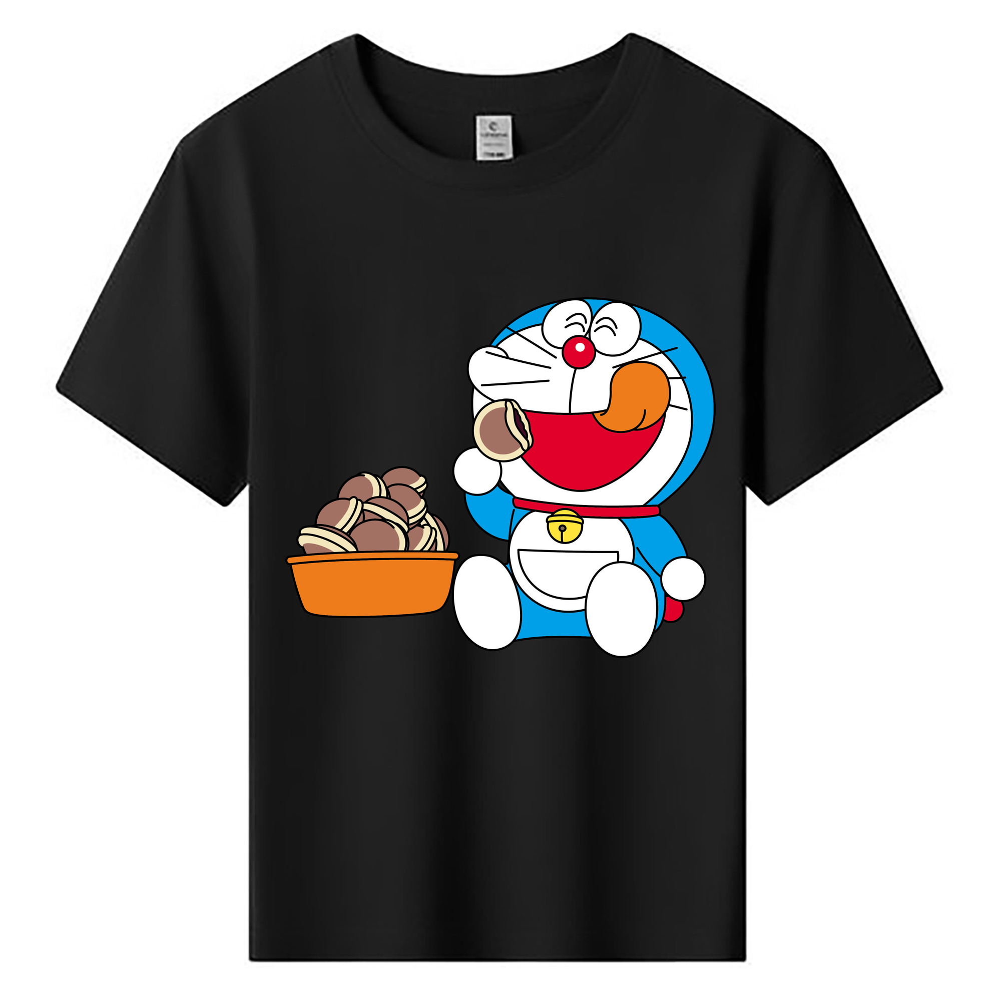 （画像用） ドラえもん Doraemon 綿100％キッズTシャツ（フロントプリント）