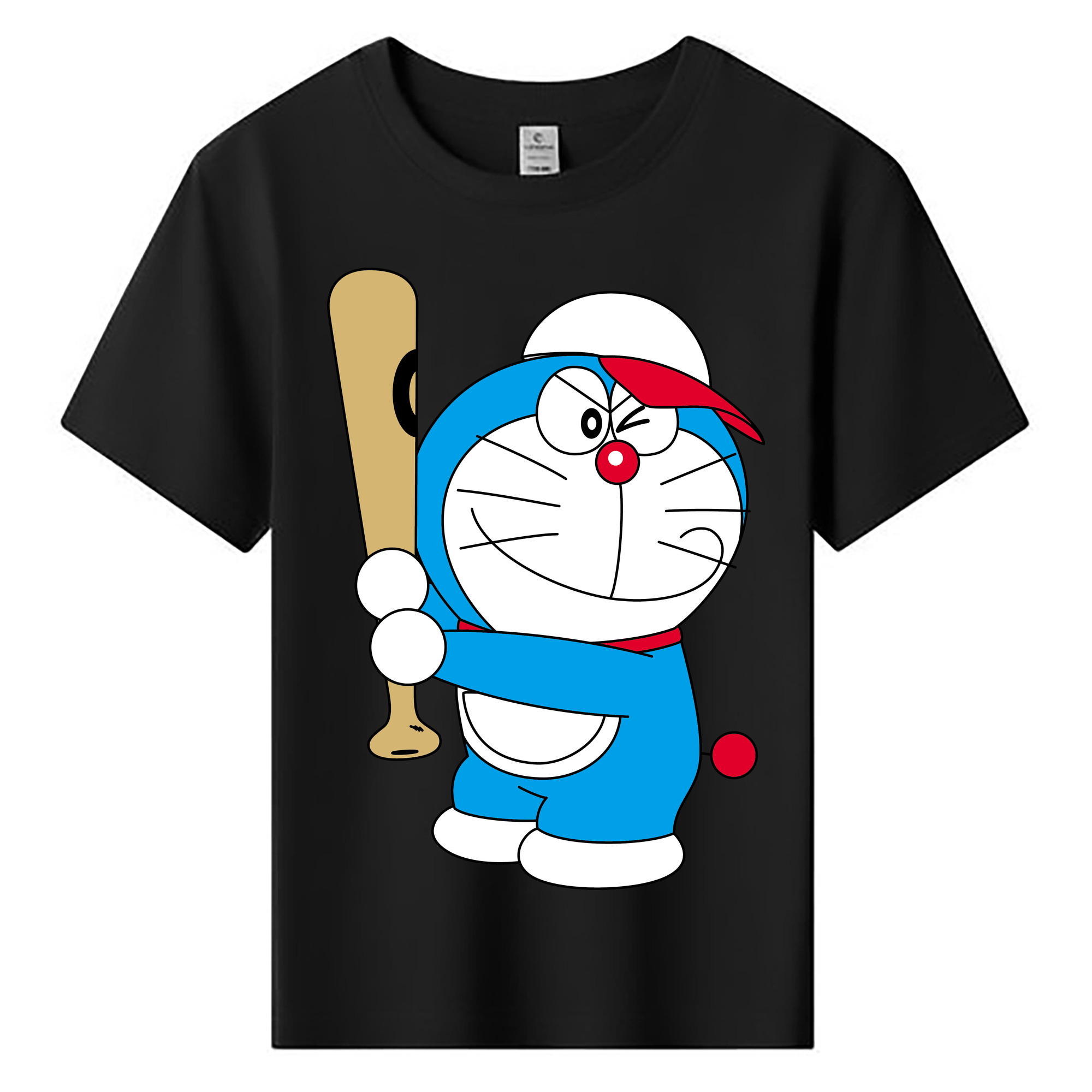 （画像用） ドラえもん Doraemon 綿100％キッズTシャツ（フロントプリント）